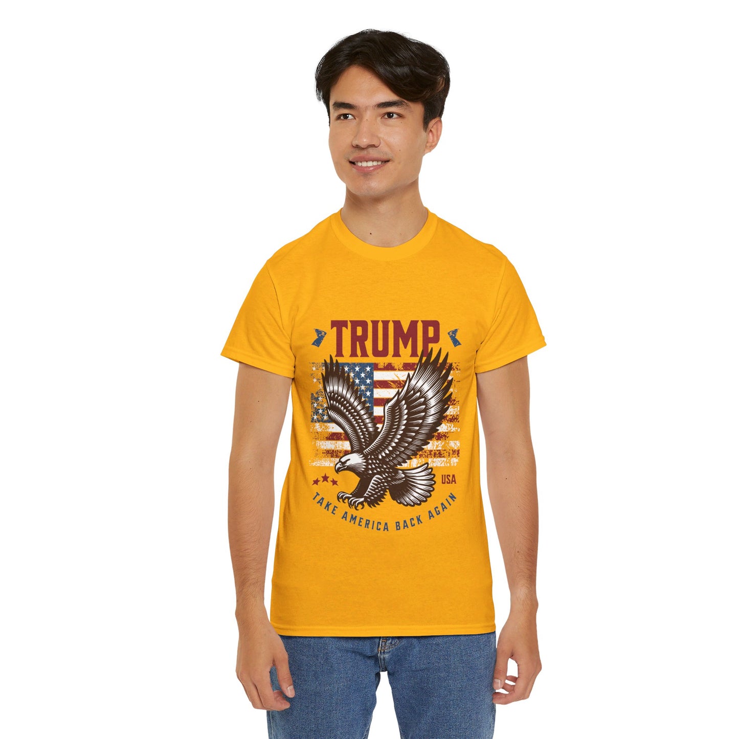 Trump MAGA Eagle Unisex Heavy Cotton Tee