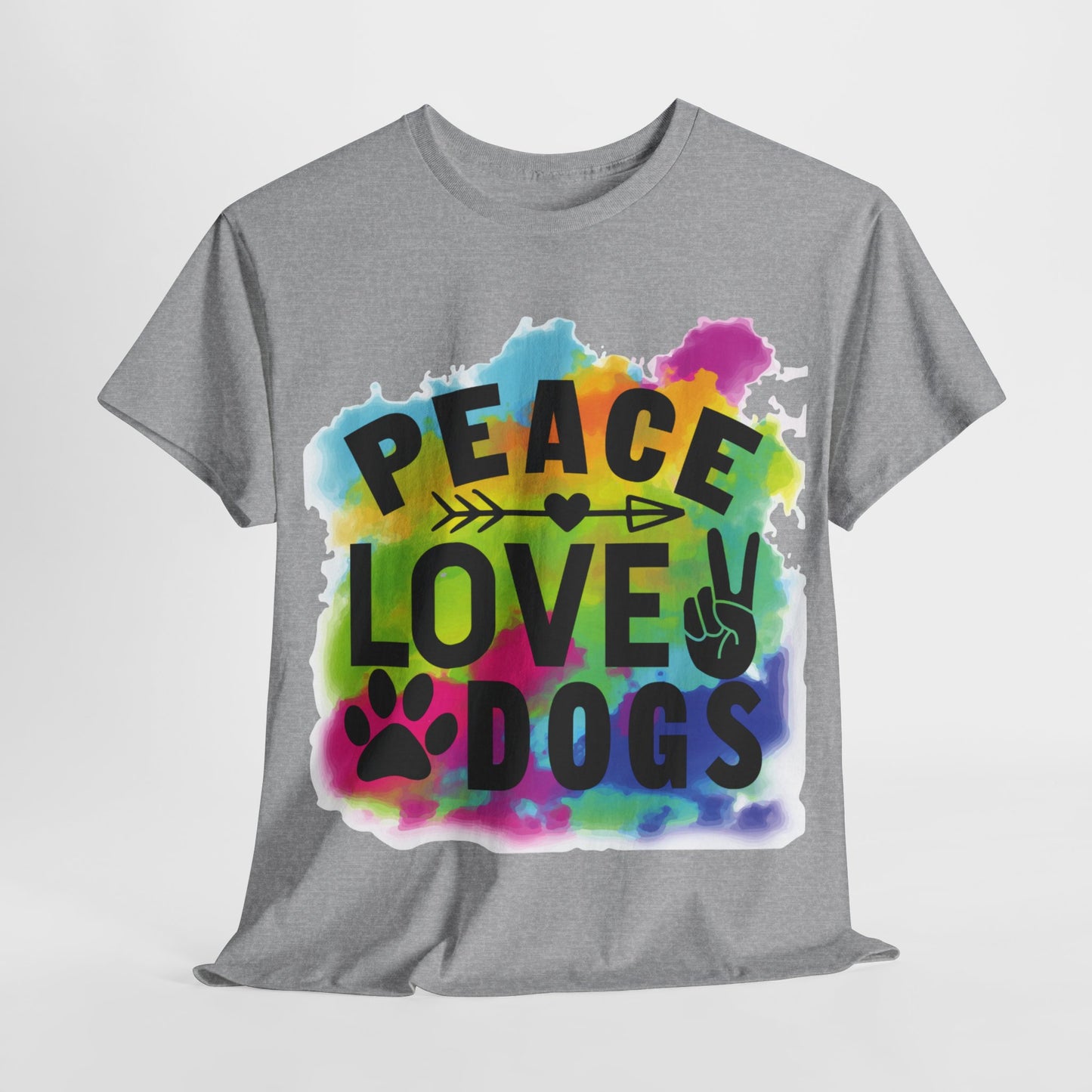 Peace Love Dogs Unisex Heavy Cotton Tee