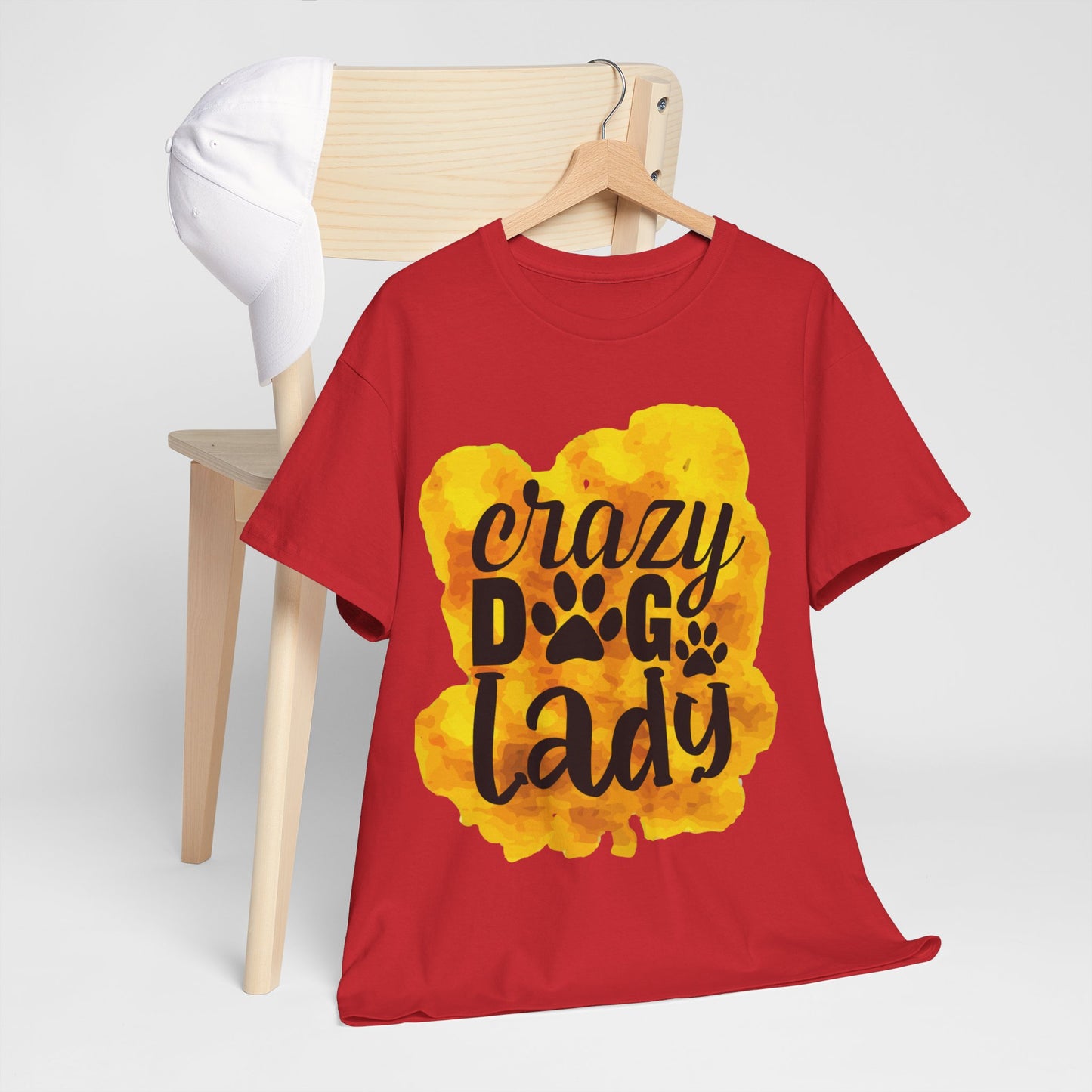 Crazy Dog Lady Unisex Heavy Cotton Tee