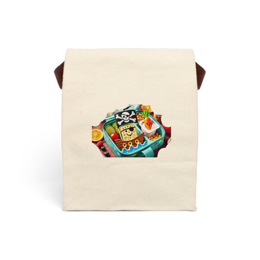 Pirate's Lunch Canvas Lunch Bag With Strap