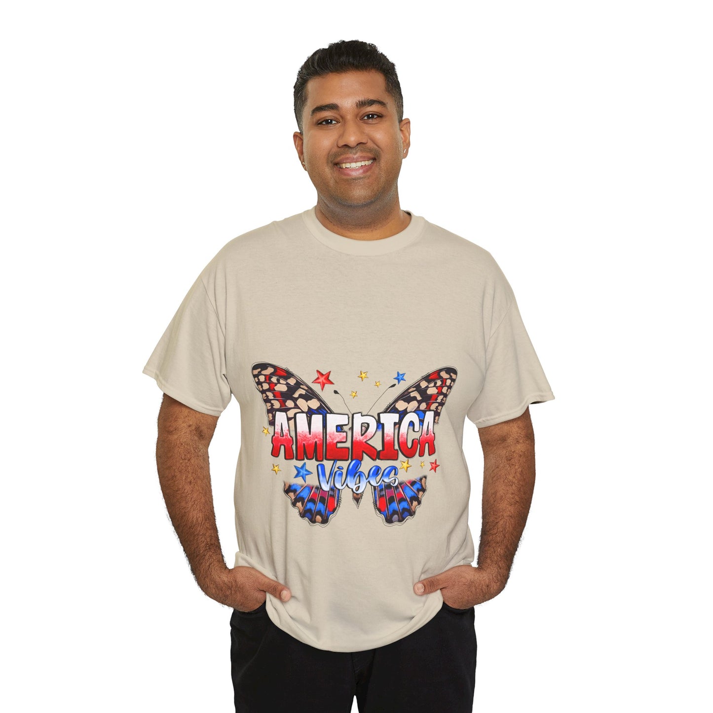 America Vibes Unisex Heavy Cotton Tee