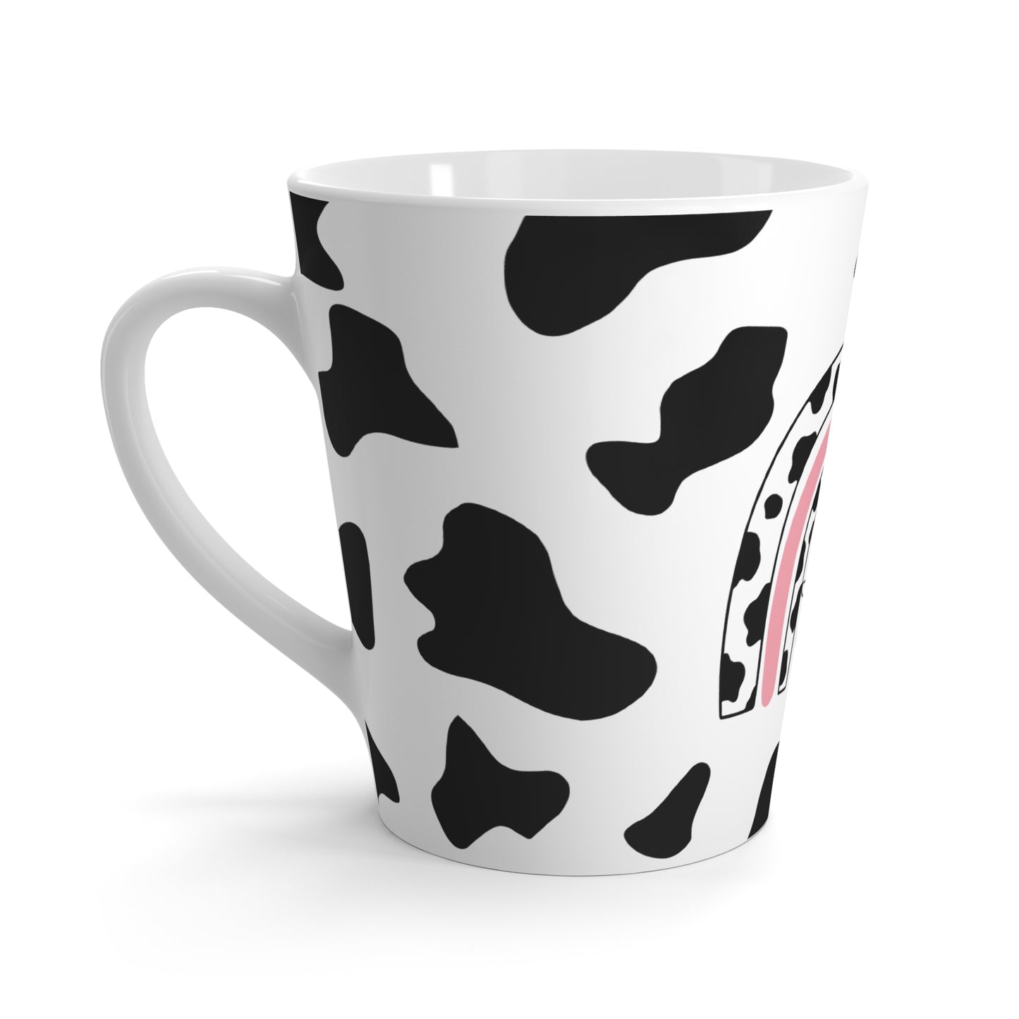 Cow Print Latte Mug