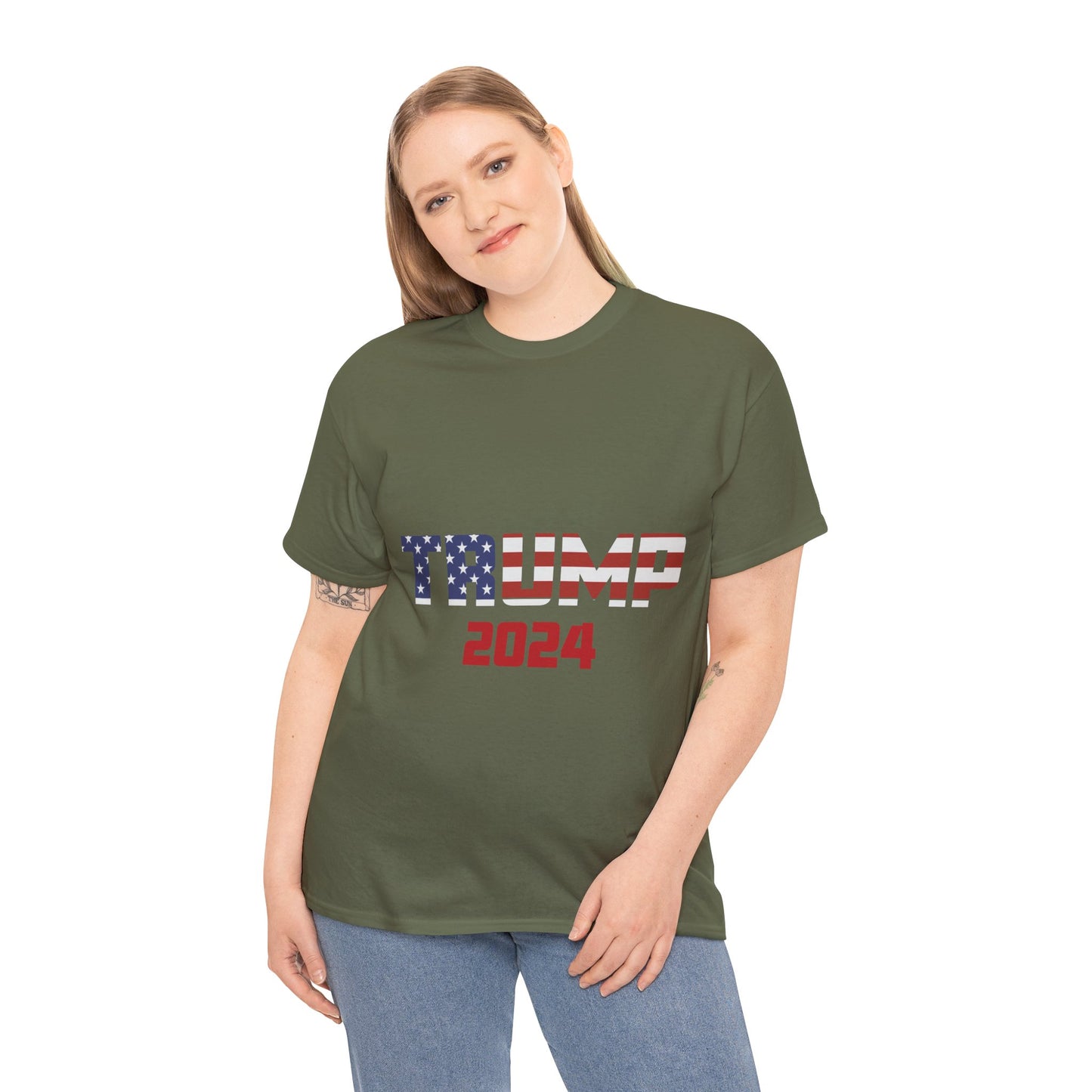 Trump 2024 B Unisex Heavy Cotton Tee