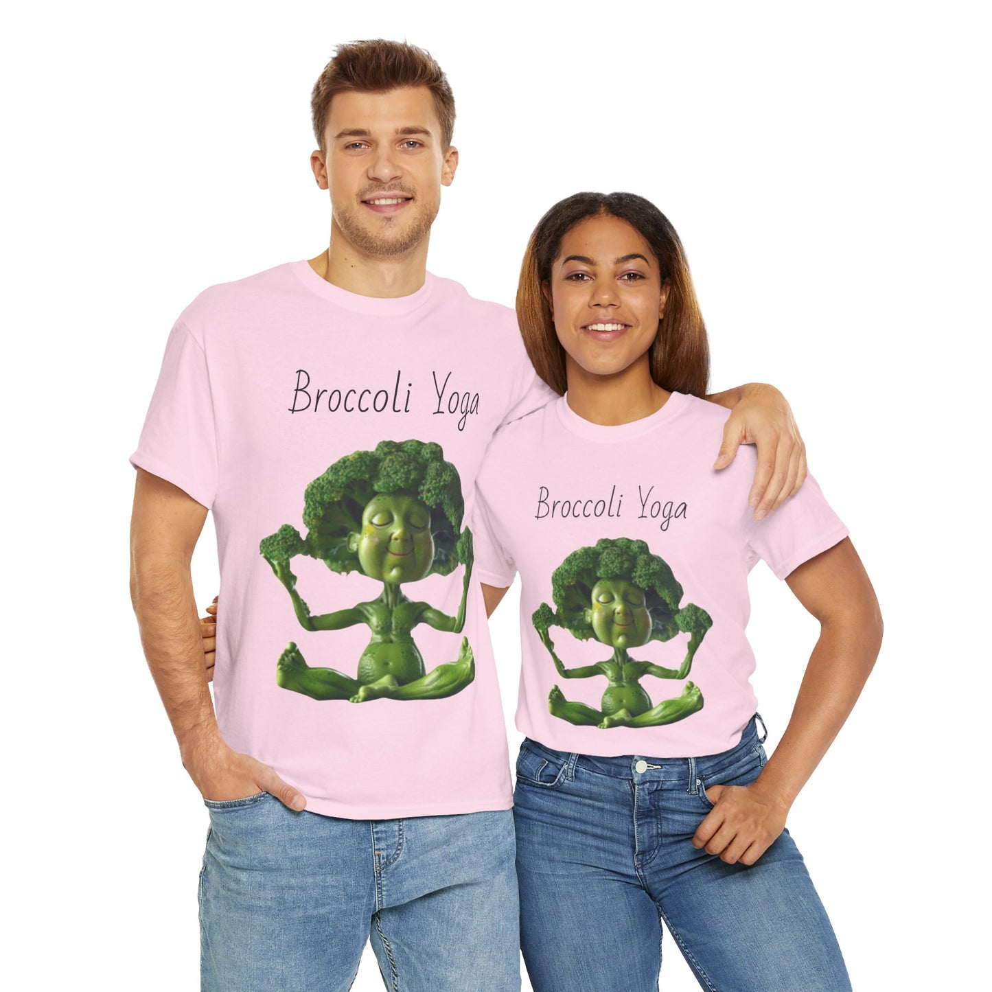 Broccoli Yoga Unisex Heavy Cotton Tee