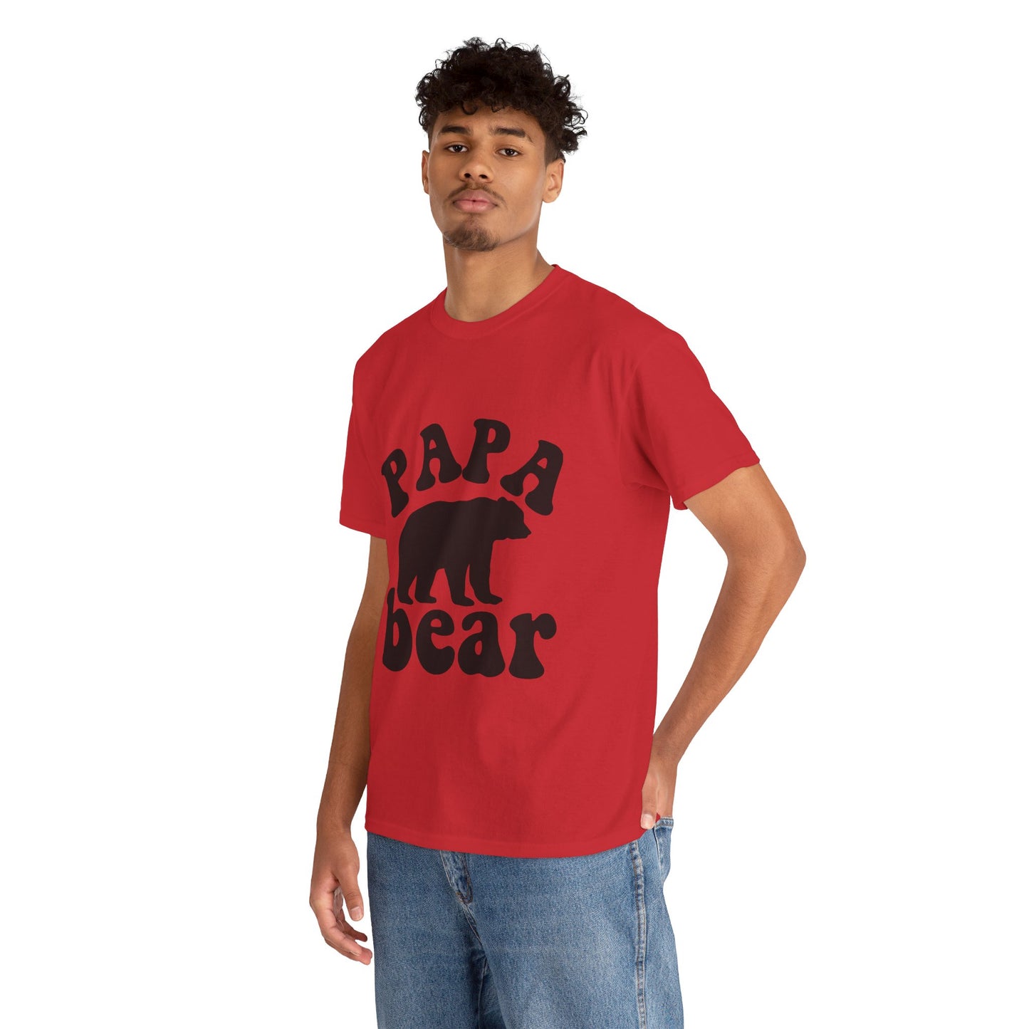 Papa Bear Unisex Heavy Cotton Tee