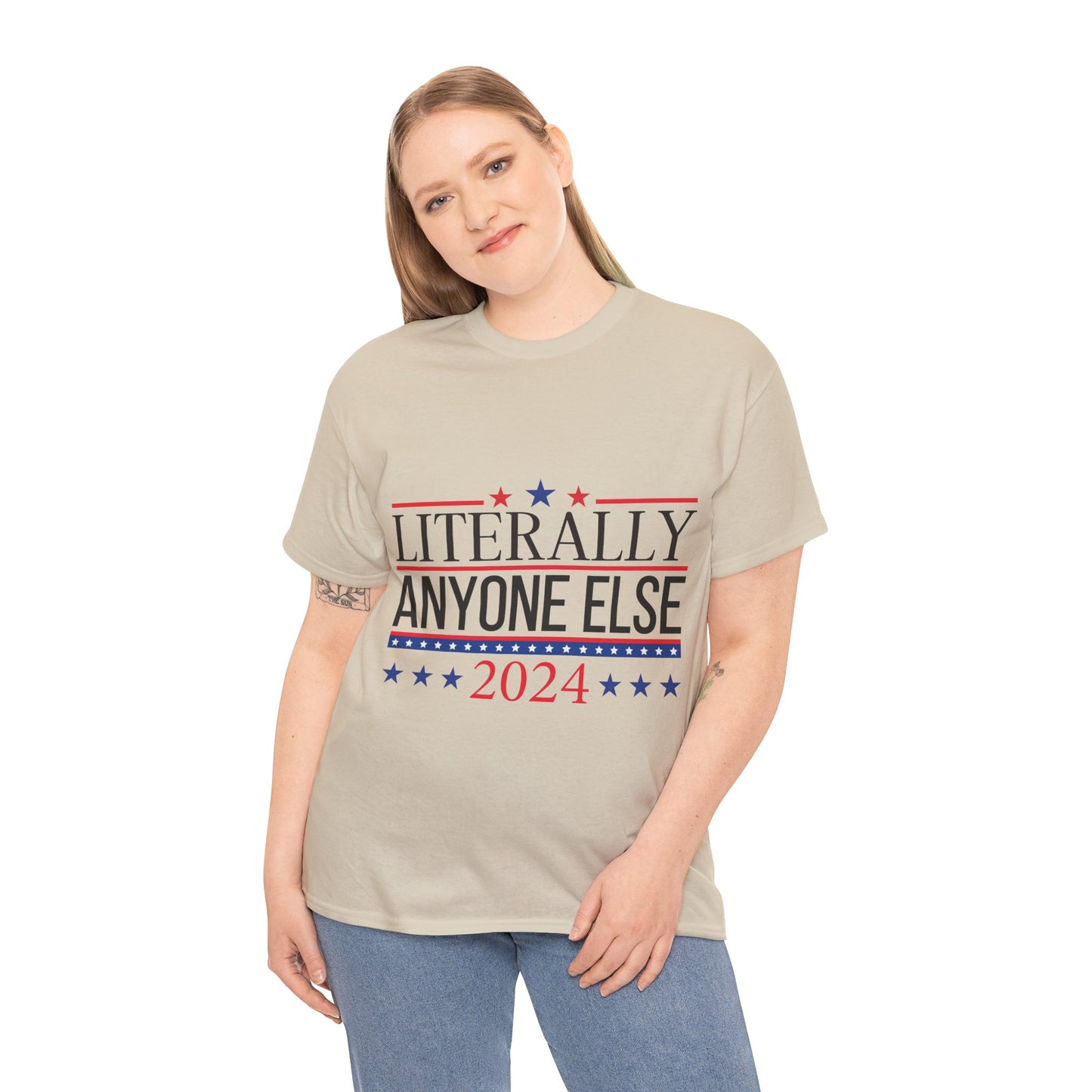 Anyone Else 2024 Unisex Heavy Cotton Tee