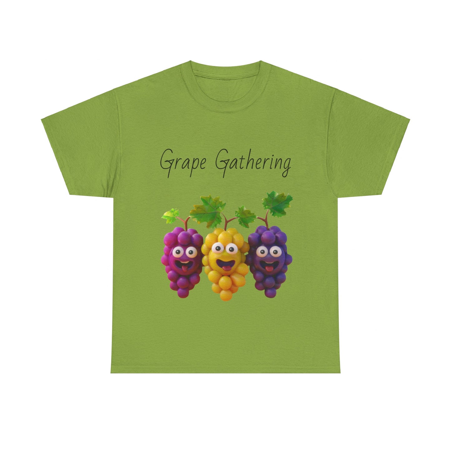 Grape Gathering Unisex Heavy Cotton Tee