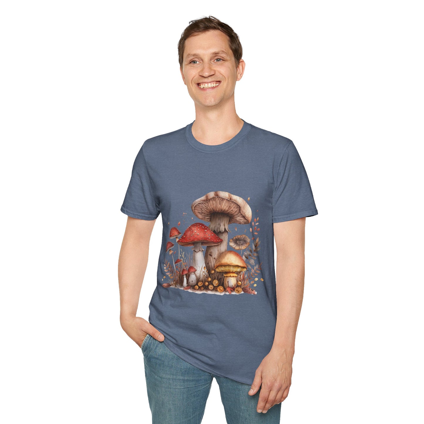 Mushroomed Unisex Softstyle T-Shirt