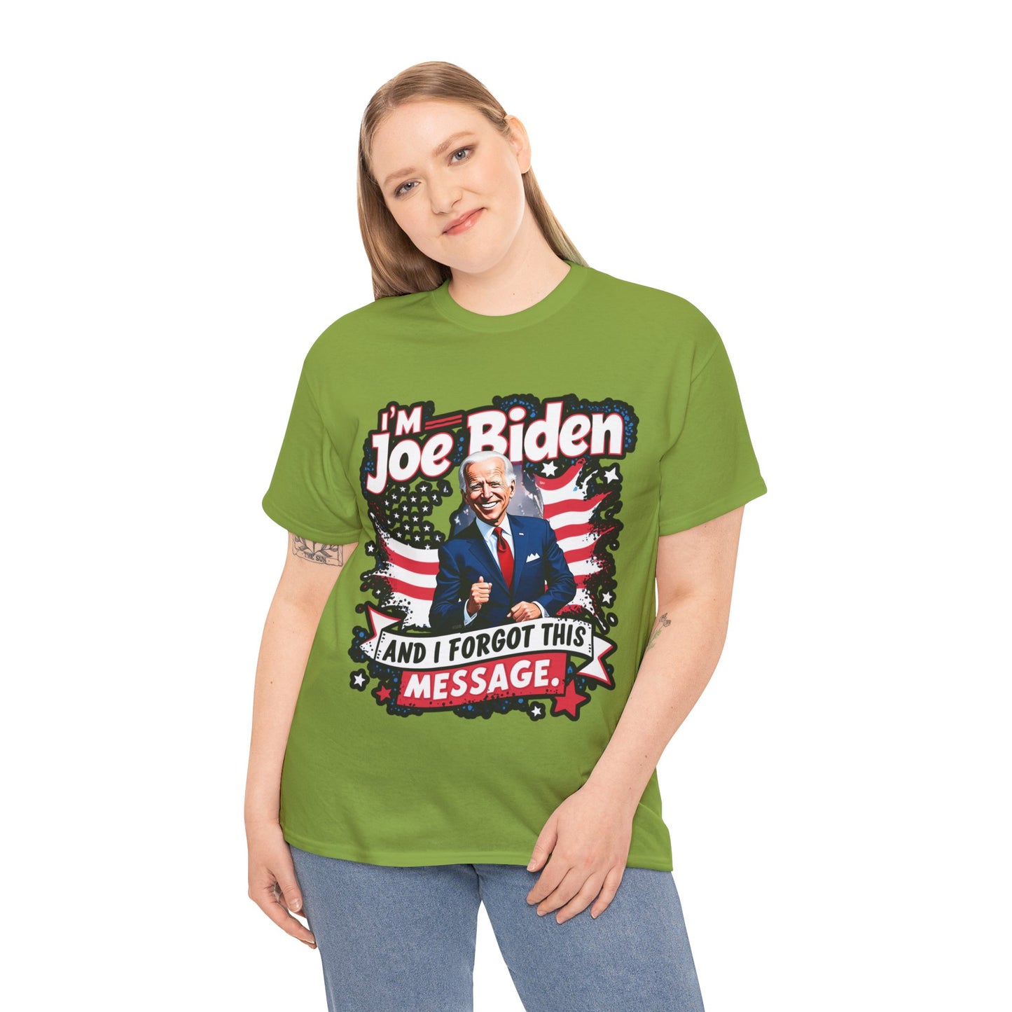 Biden I Forgot Unisex Heavy Cotton Tee