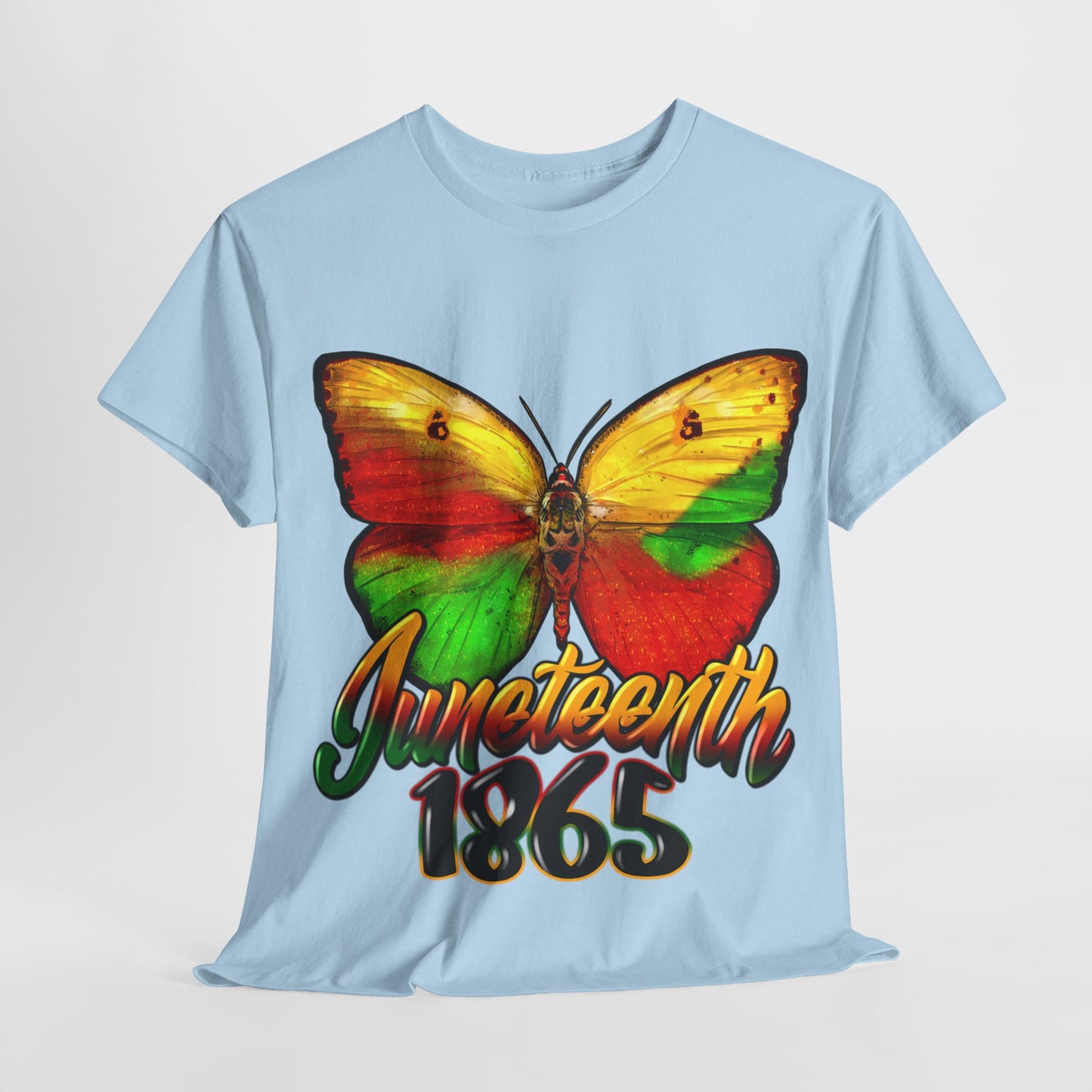 Juneteenth Butterfly Unisex Heavy Cotton Tee