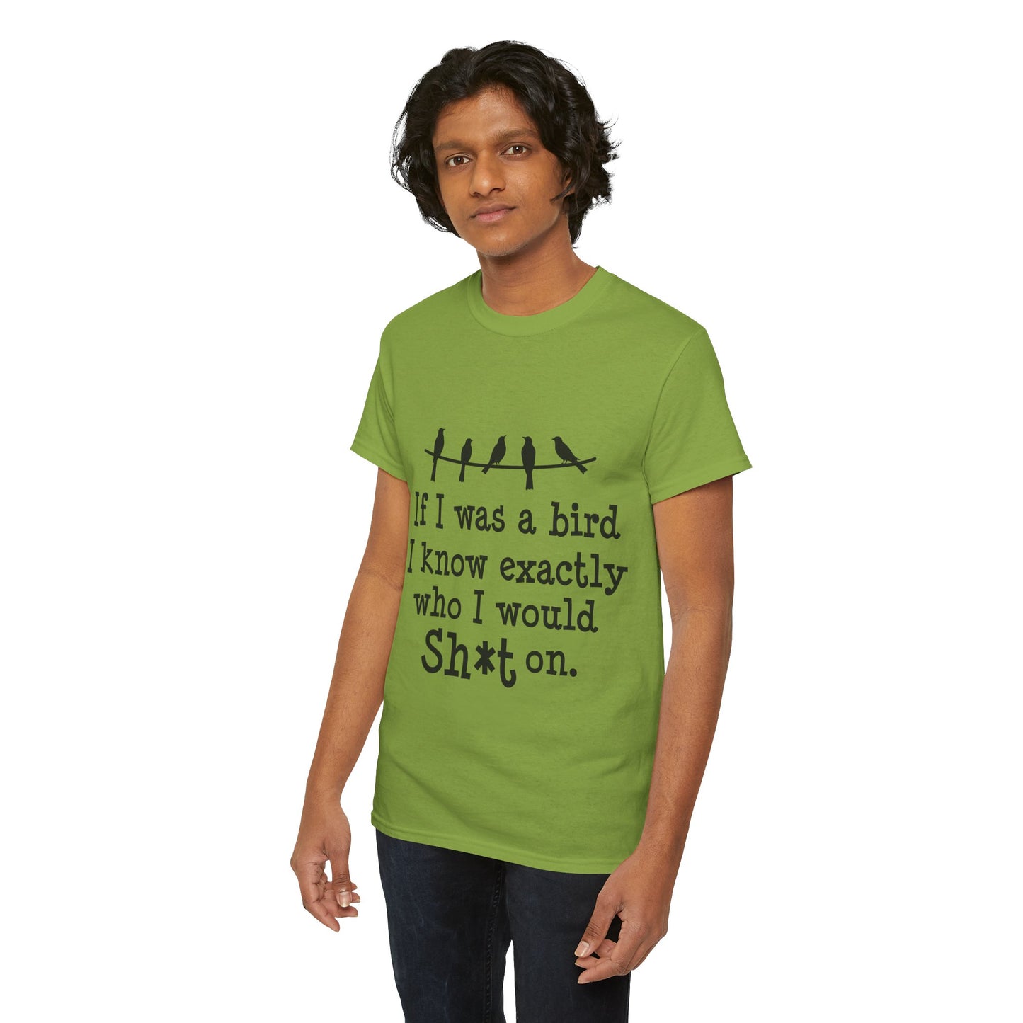 If I Were A Bird Unisex Heavy Cotton Tee