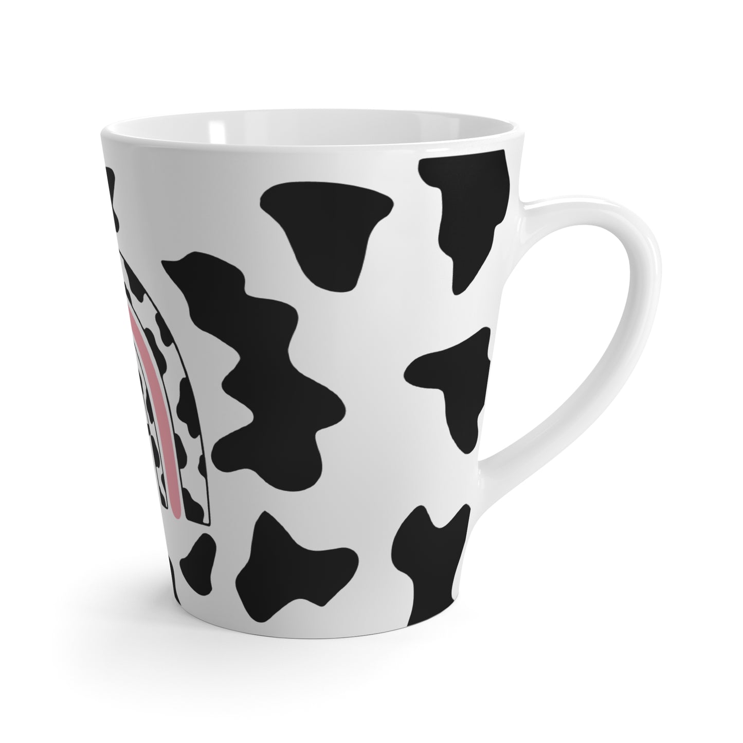 Cow Print Latte Mug