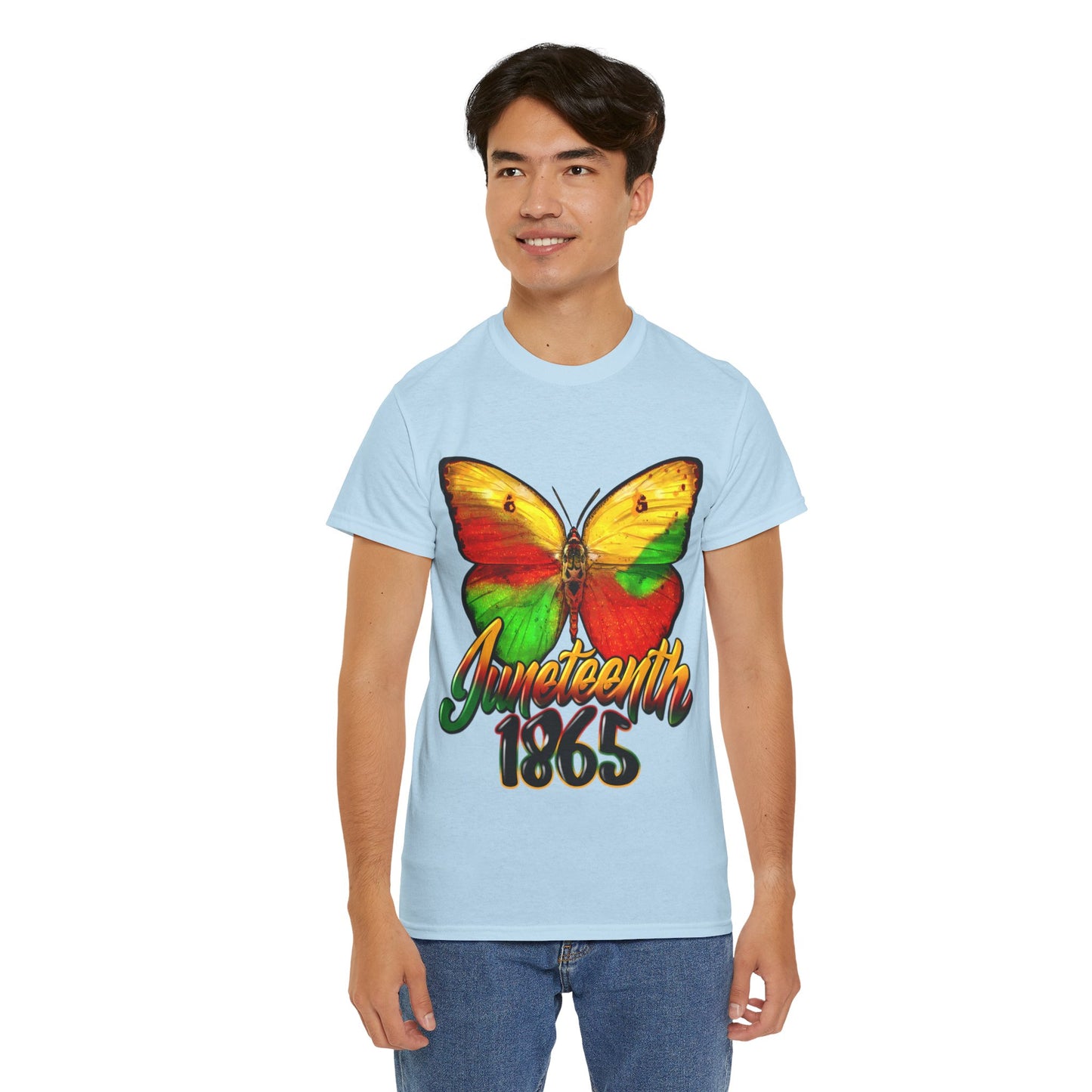 Juneteenth Butterfly Unisex Heavy Cotton Tee