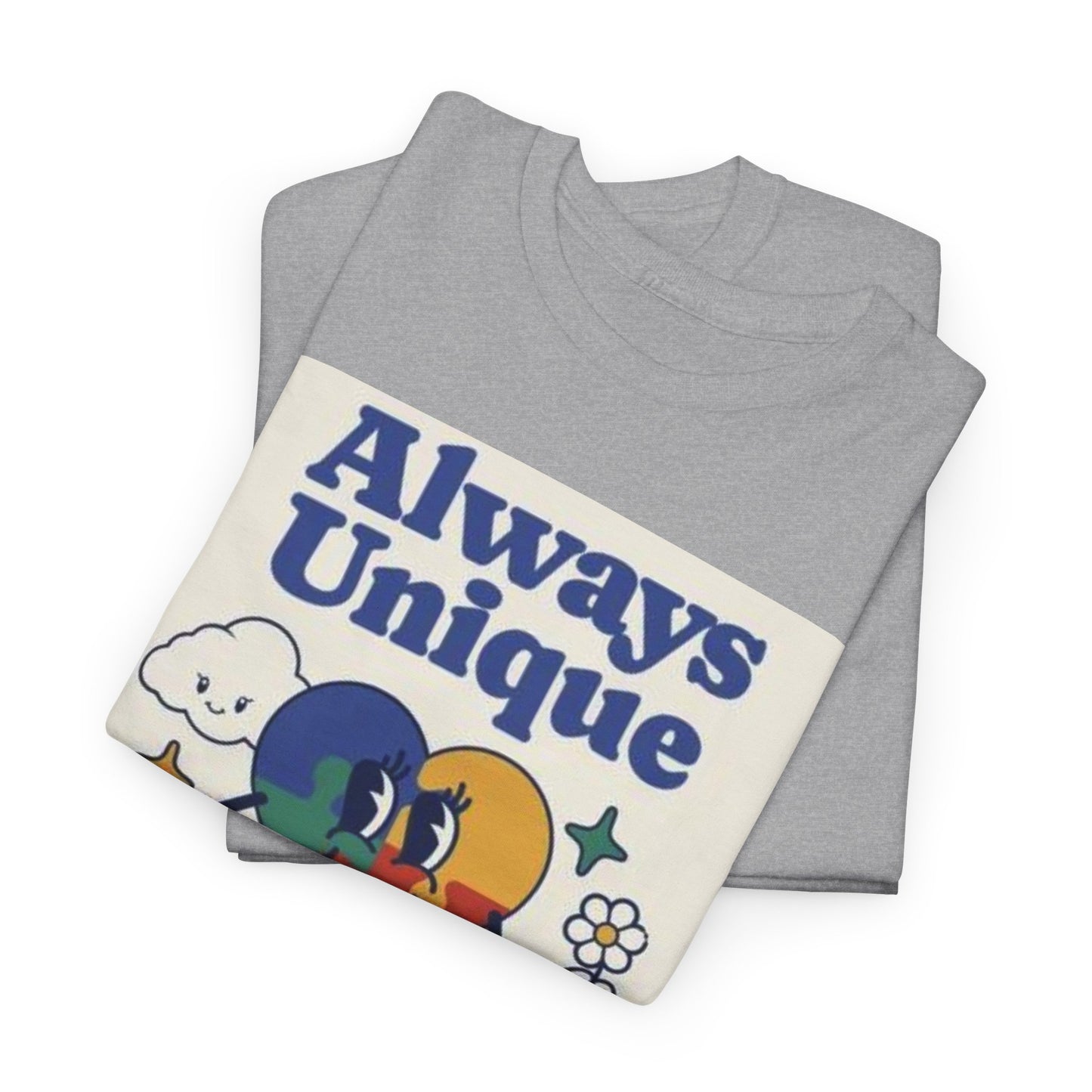 Always Unique Autism Awareness Unisex Heavy Cotton Tee