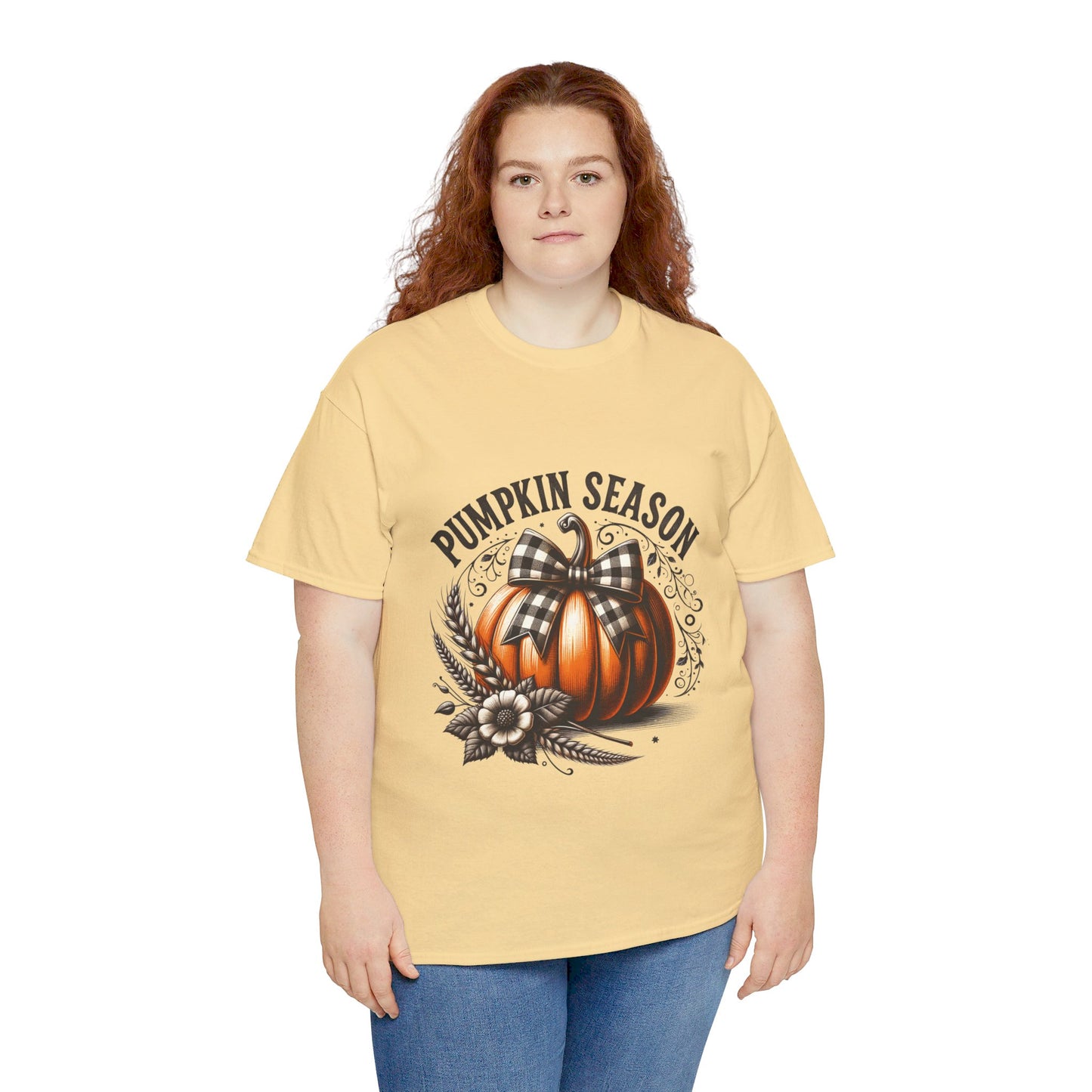 Pumpkin Season Unisex Heavy Cotton Tee