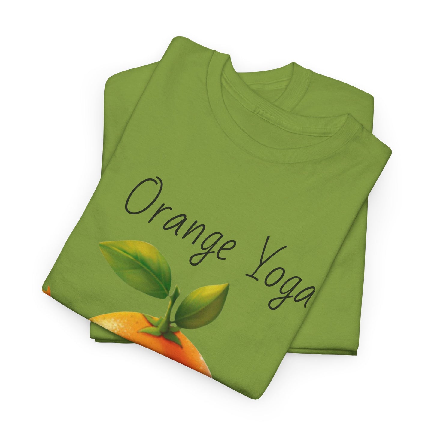 Orange Yoga Unisex Heavy Cotton Tee