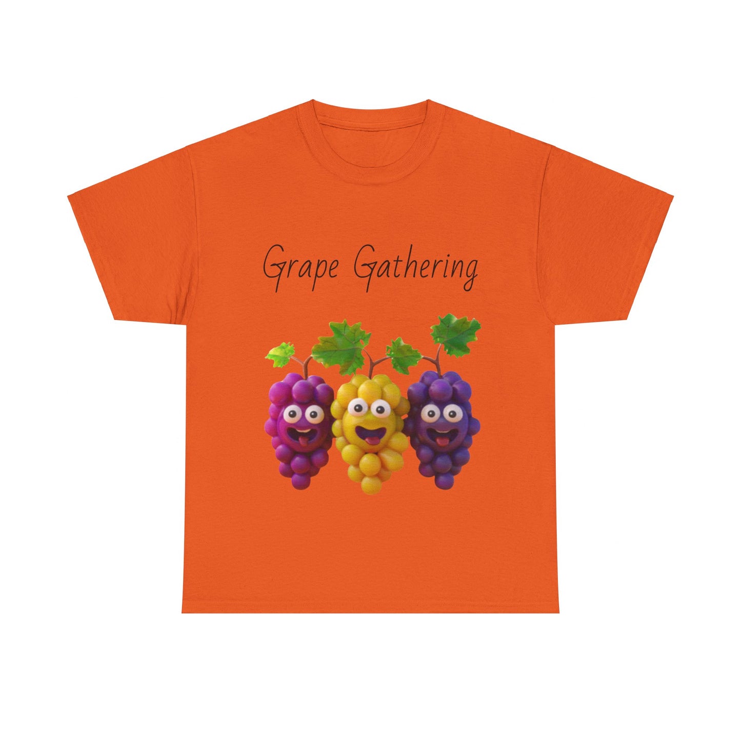 Grape Gathering Unisex Heavy Cotton Tee