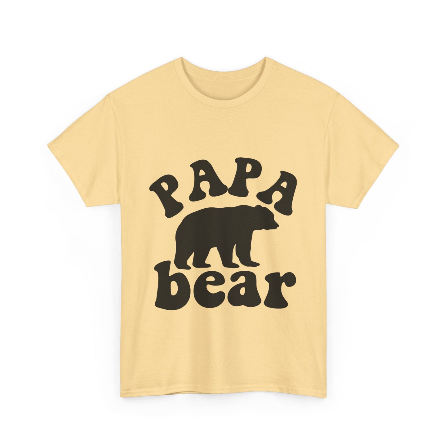 Papa Bear Unisex Heavy Cotton Tee