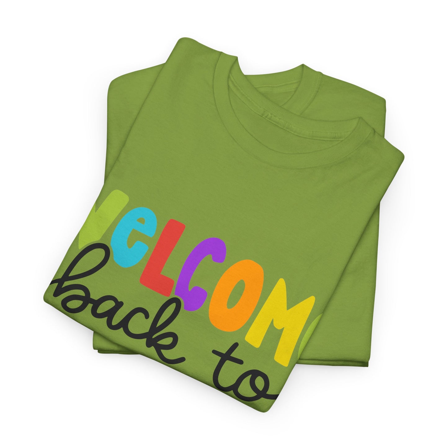 Welcome Back To School Unisex Heavy Cotton Tee