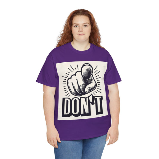 Don't Finger Unisex Heavy Cotton Tee