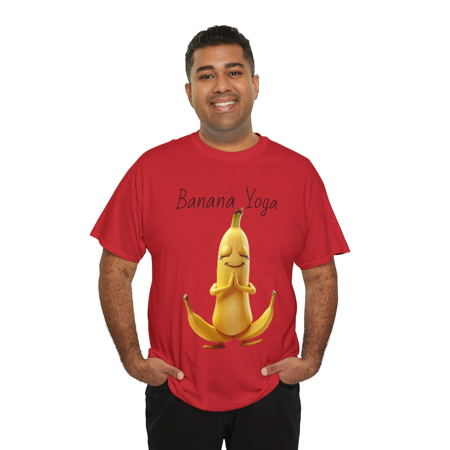 Banana Yoga Unisex Heavy Cotton Tee