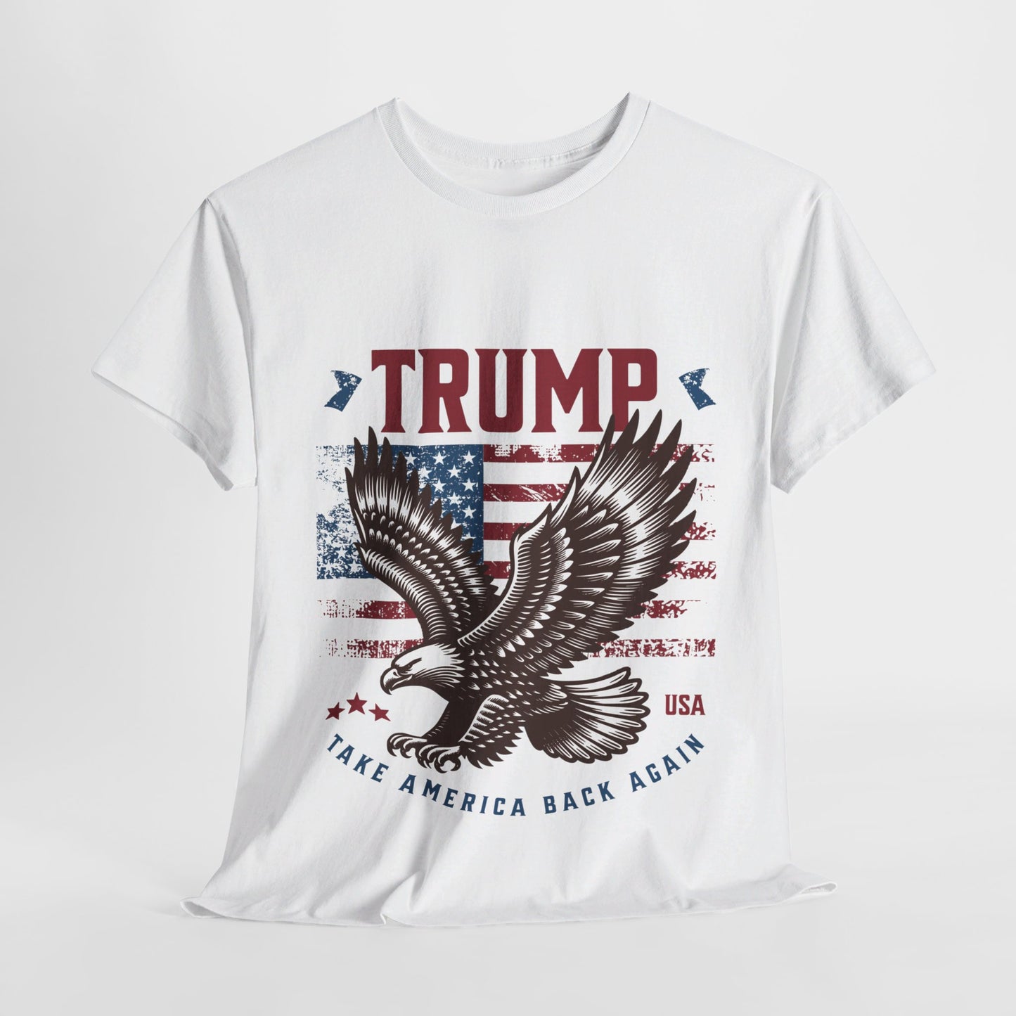 Trump MAGA Eagle Unisex Heavy Cotton Tee