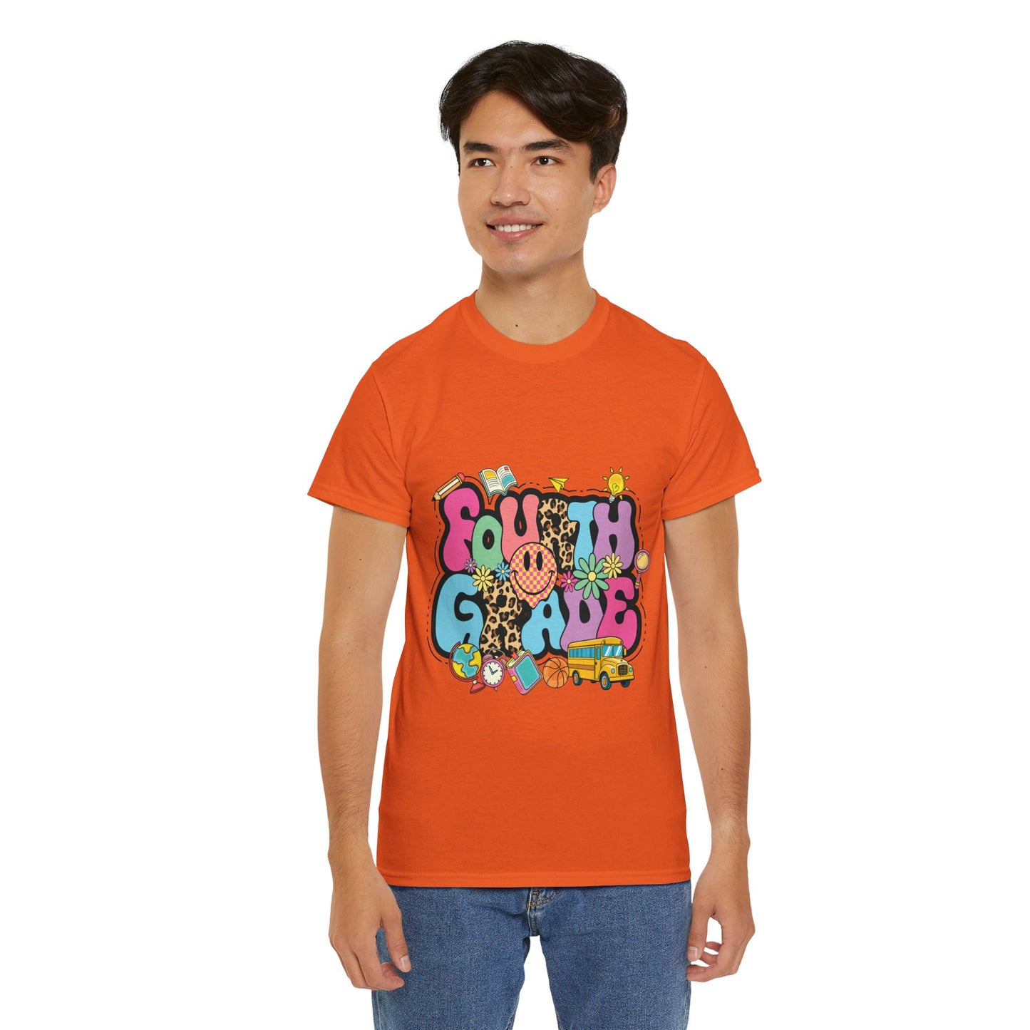 Fourth Grade Unisex Heavy Cotton Tee