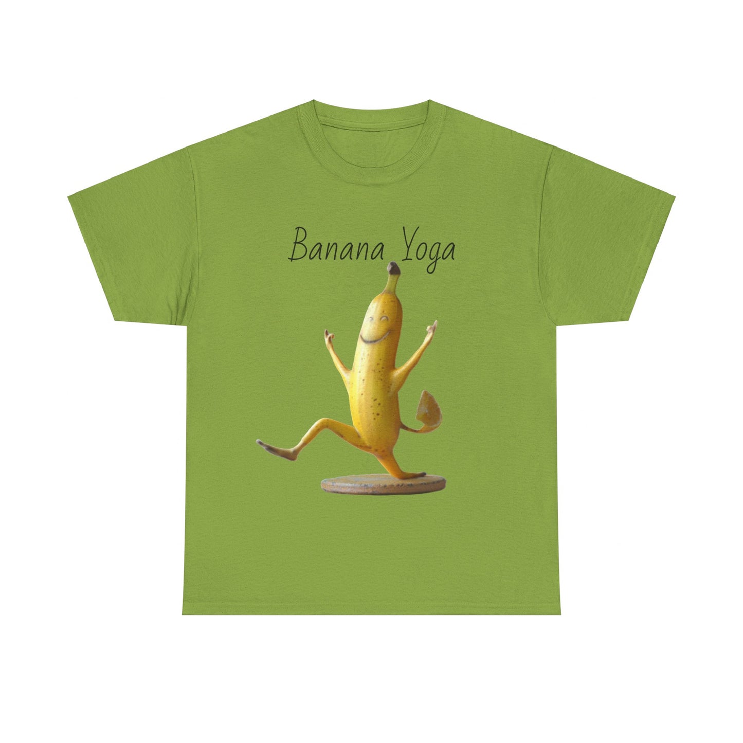 Banana Yoga2 Unisex Heavy Cotton Tee