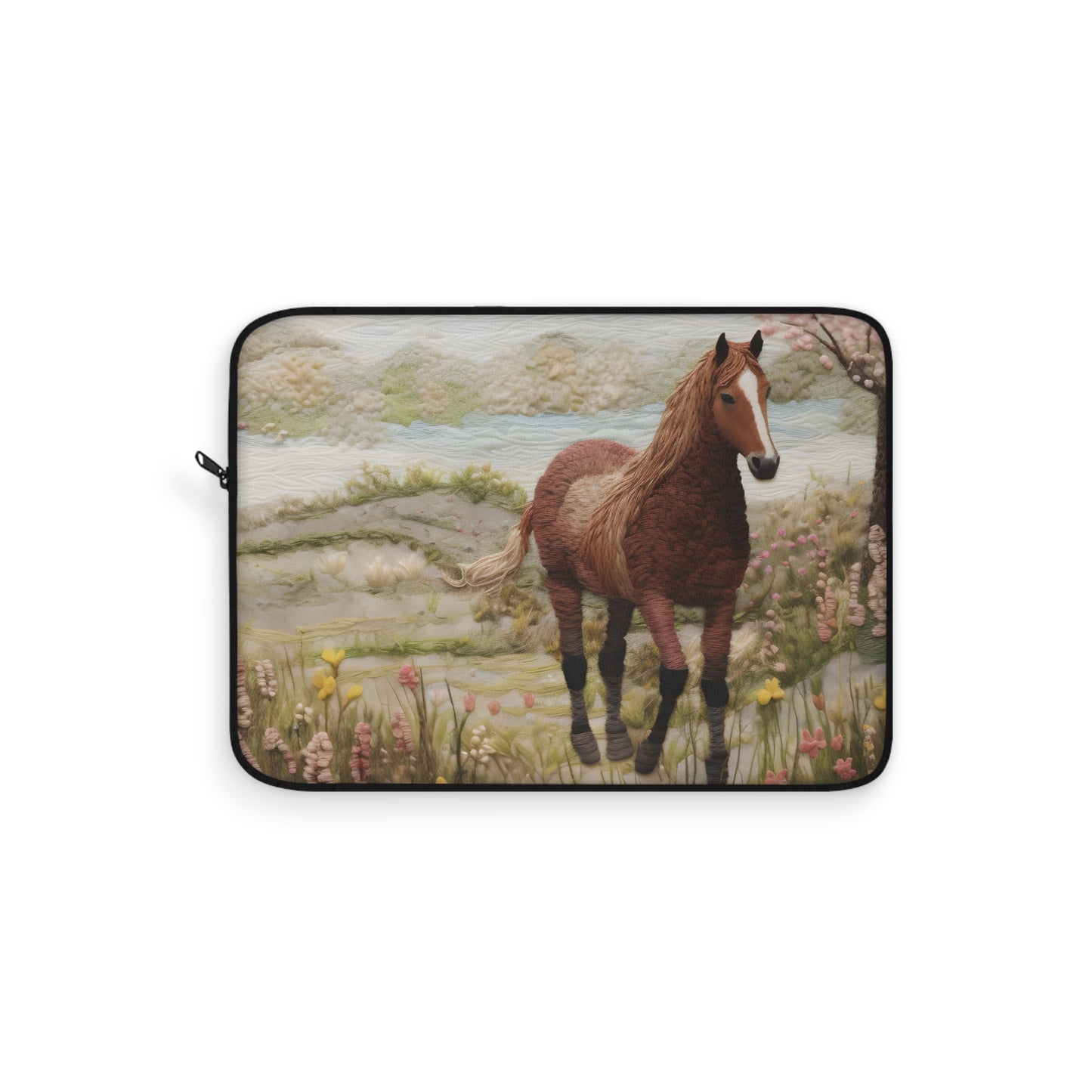 Horse In The Meadow Laptop Sleeve