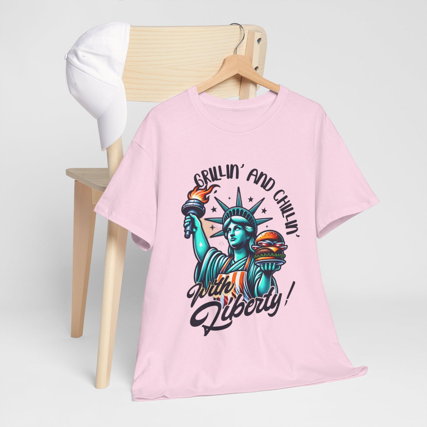 Grillin' Unisex Heavy Cotton Tee