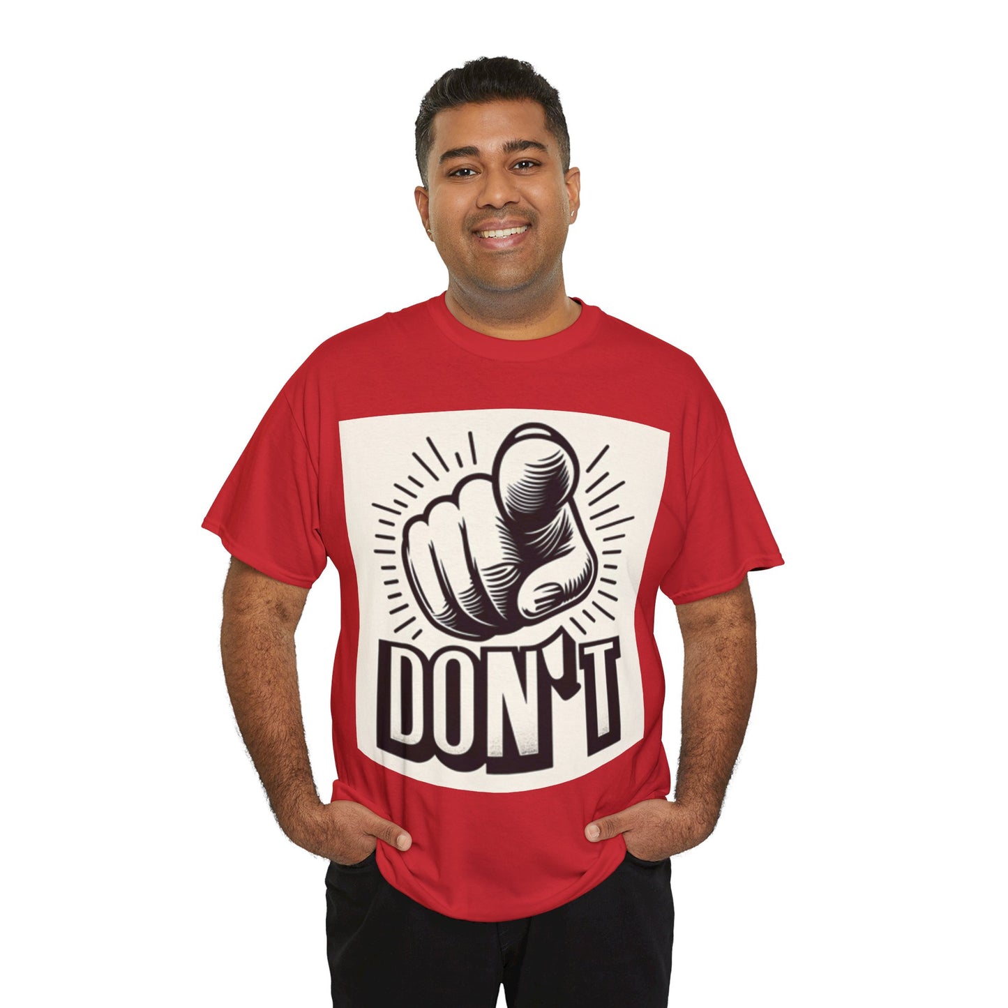 Don't Finger Unisex Heavy Cotton Tee