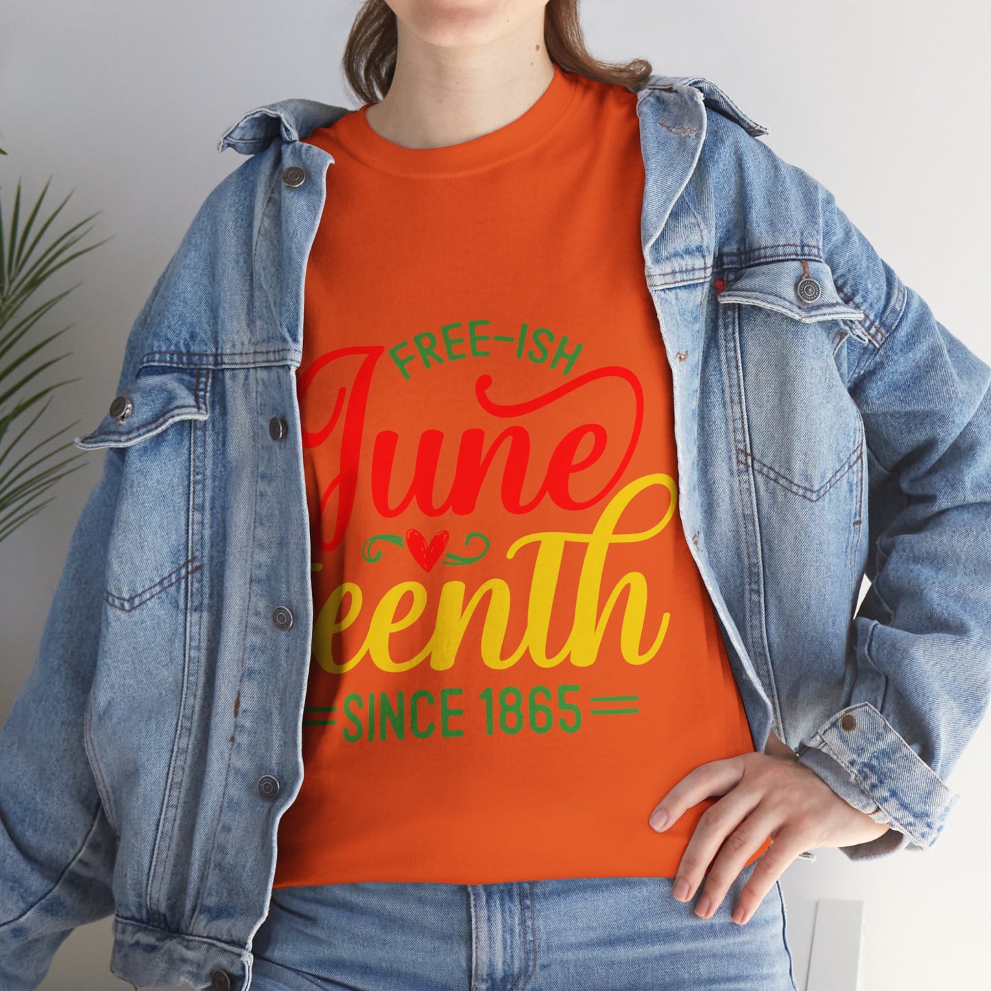 Juneteenth Free-ish Unisex Heavy Cotton Tee