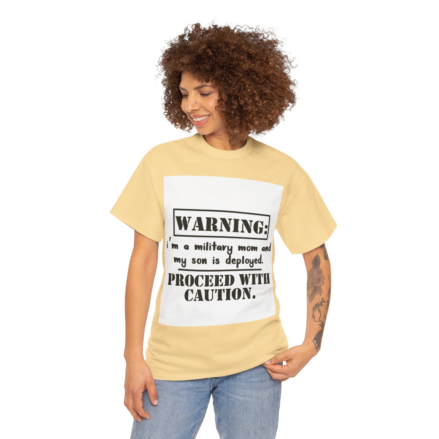 My Son Is Deployed Unisex Heavy Cotton Tee