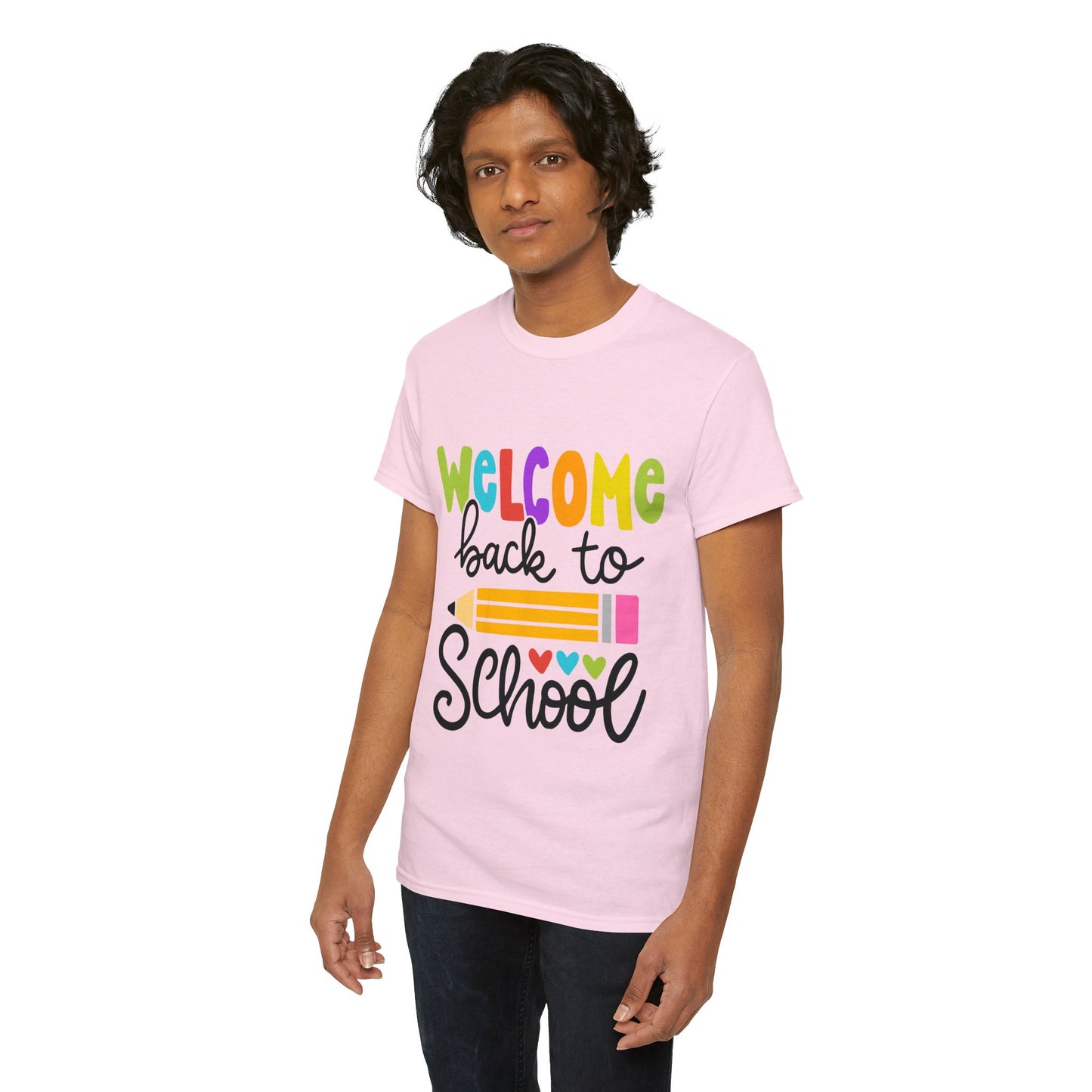 Welcome Back To School Unisex Heavy Cotton Tee