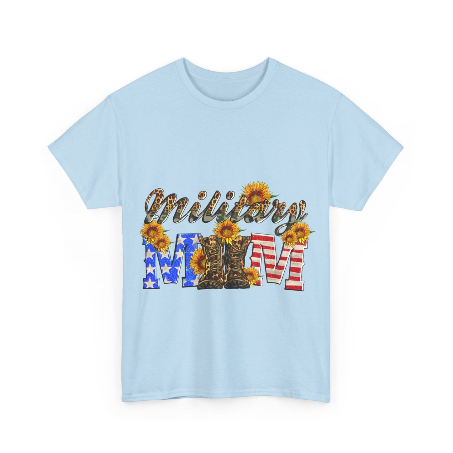 Military Mom Unisex Heavy Cotton Tee