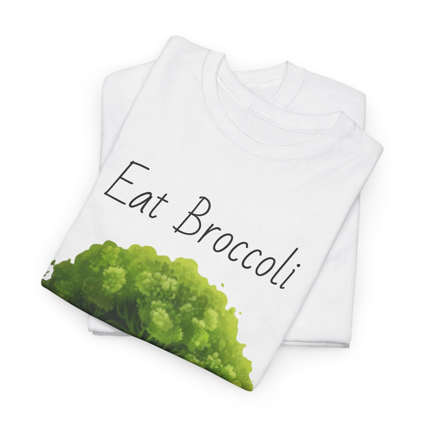 Eat Broccoli Unisex Heavy Cotton Tee