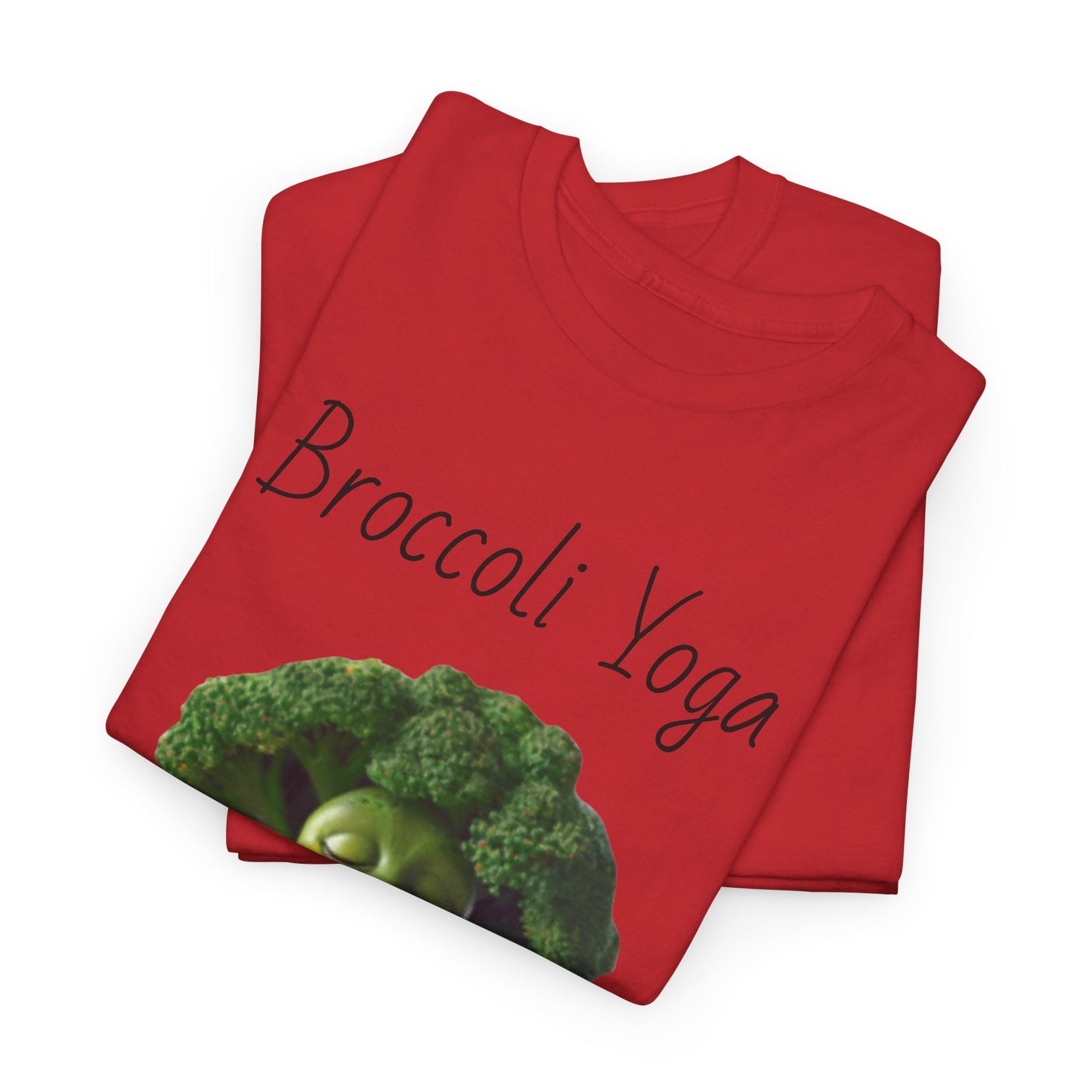 Broccoli Yoga Unisex Heavy Cotton Tee