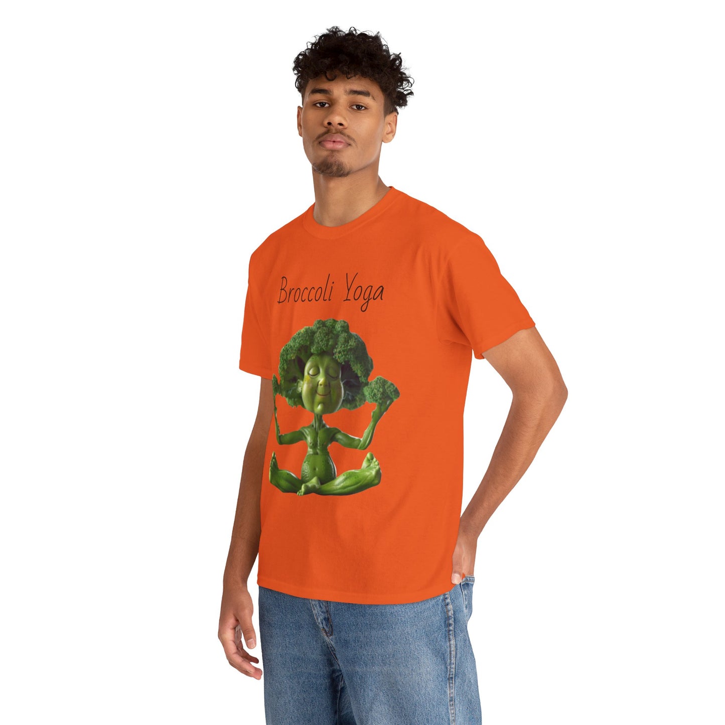 Broccoli Yoga Unisex Heavy Cotton Tee