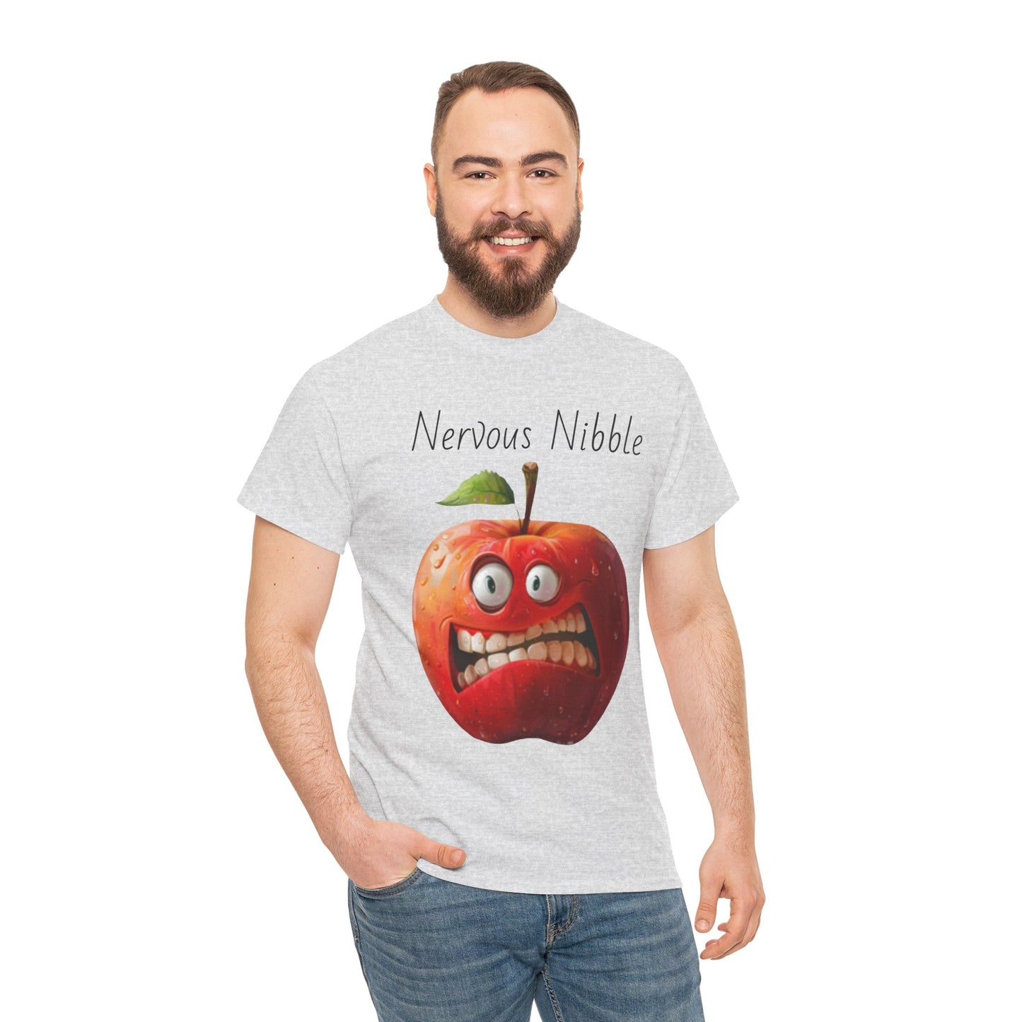 Nervous Nibble Unisex Heavy Cotton Tee