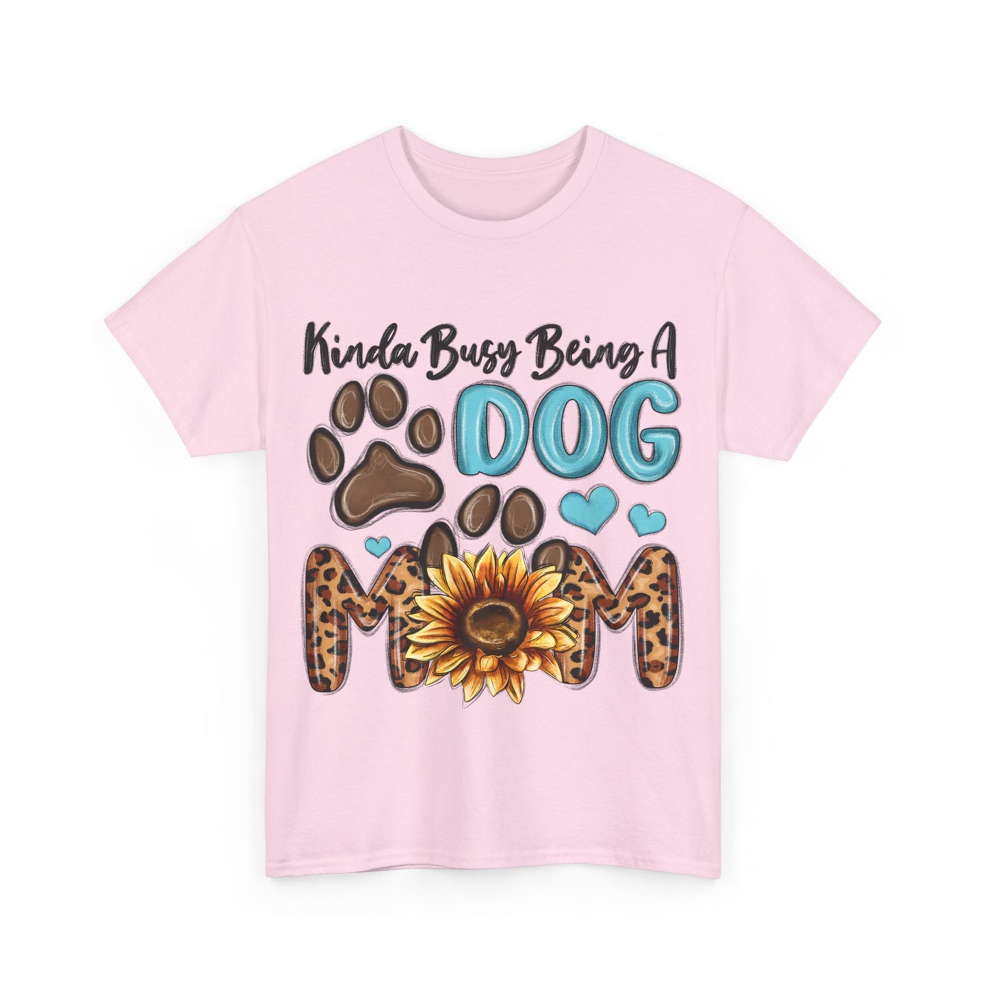 Busy Being A Dog Mom Unisex Heavy Cotton Tee