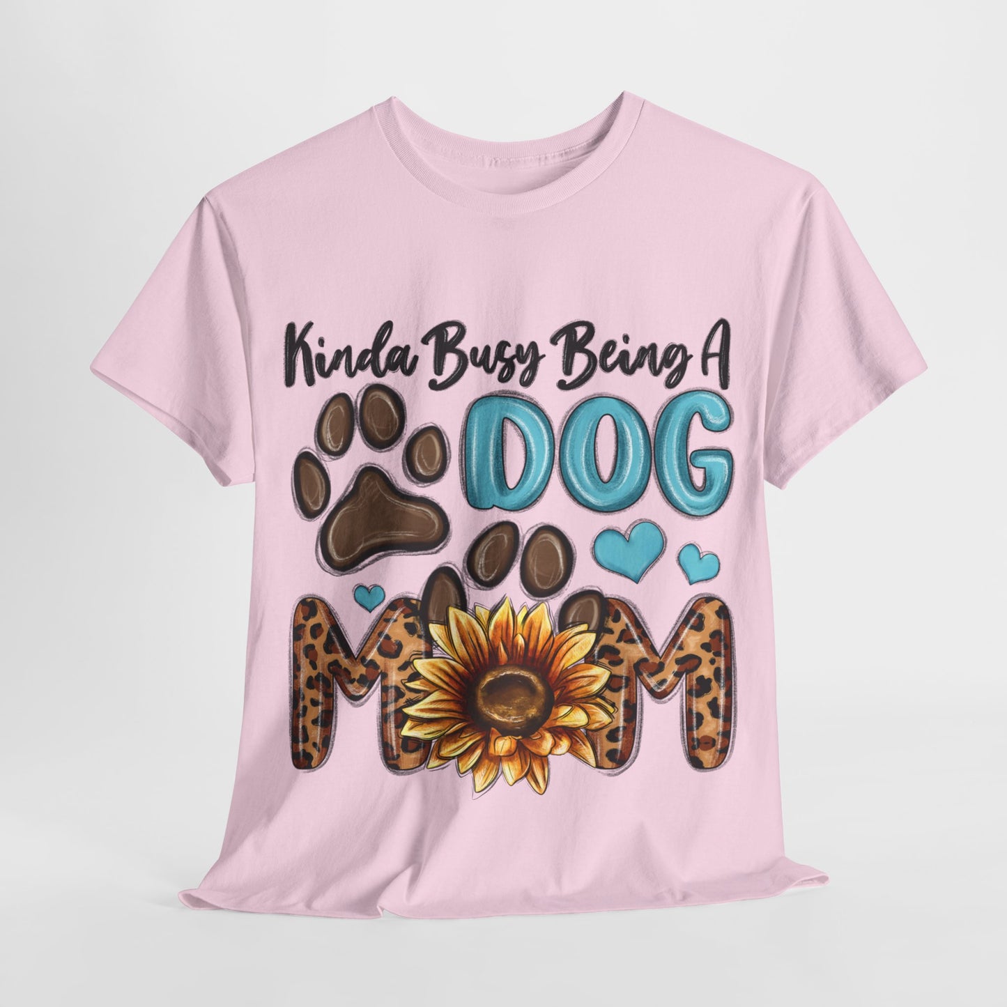 Busy Being A Dog Mom Unisex Heavy Cotton Tee