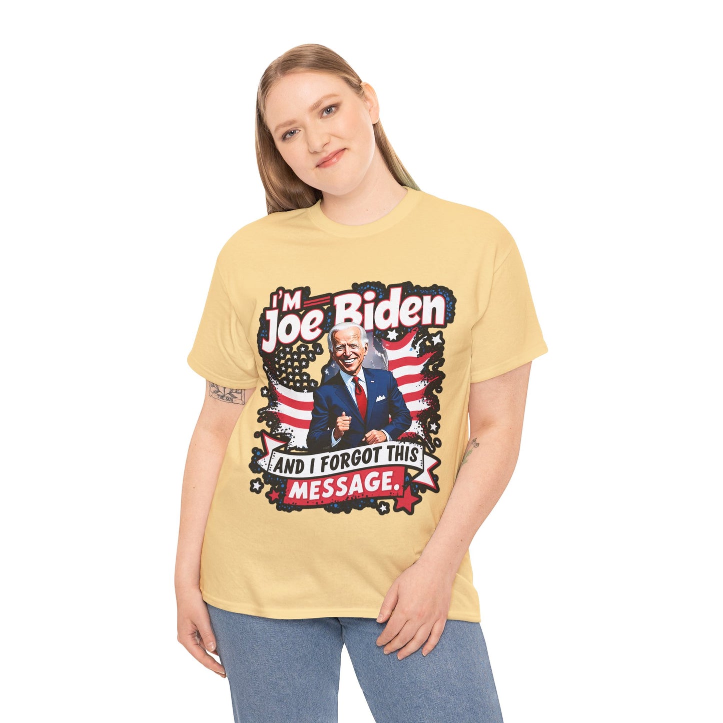 Biden I Forgot Unisex Heavy Cotton Tee