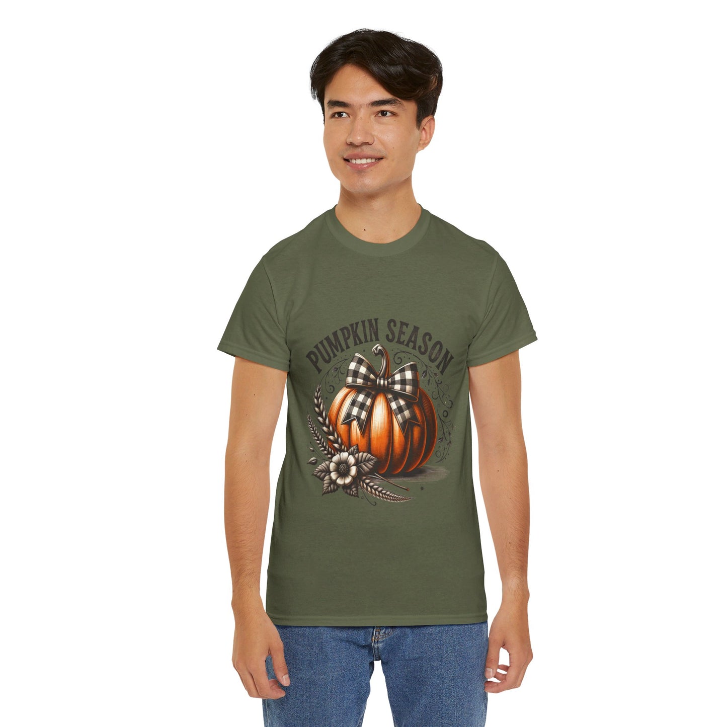 Pumpkin Season Unisex Heavy Cotton Tee