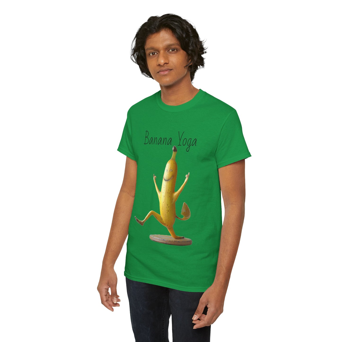 Banana Yoga2 Unisex Heavy Cotton Tee