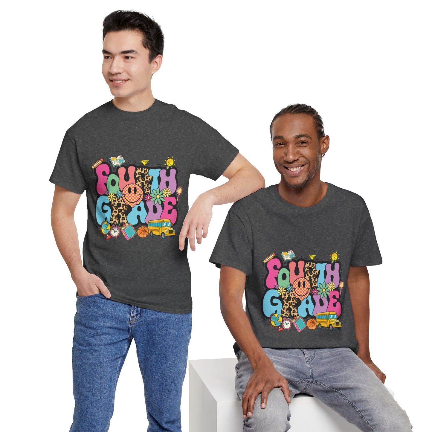 Fourth Grade Unisex Heavy Cotton Tee