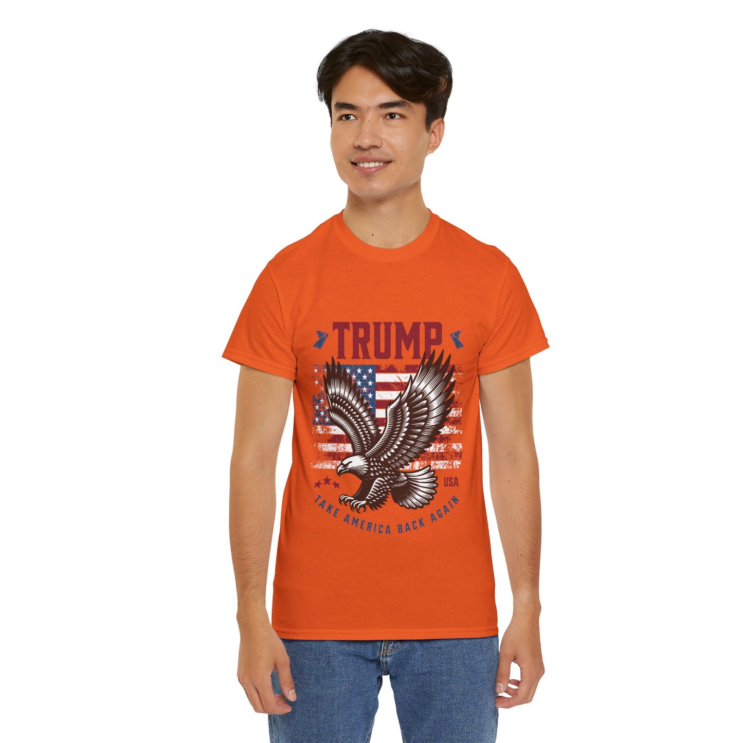 Trump MAGA Eagle Unisex Heavy Cotton Tee