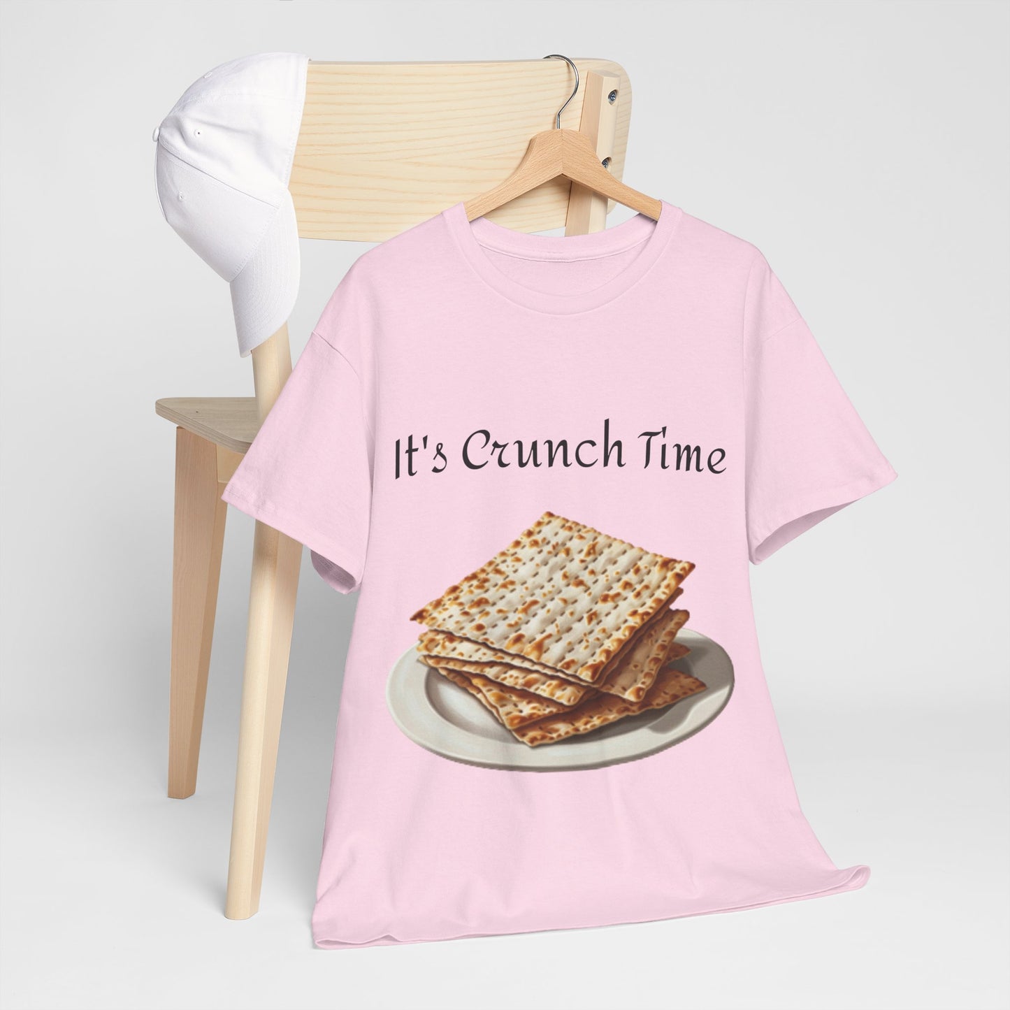 It's Crunch Time Matza Unisex Heavy Cotton Tee