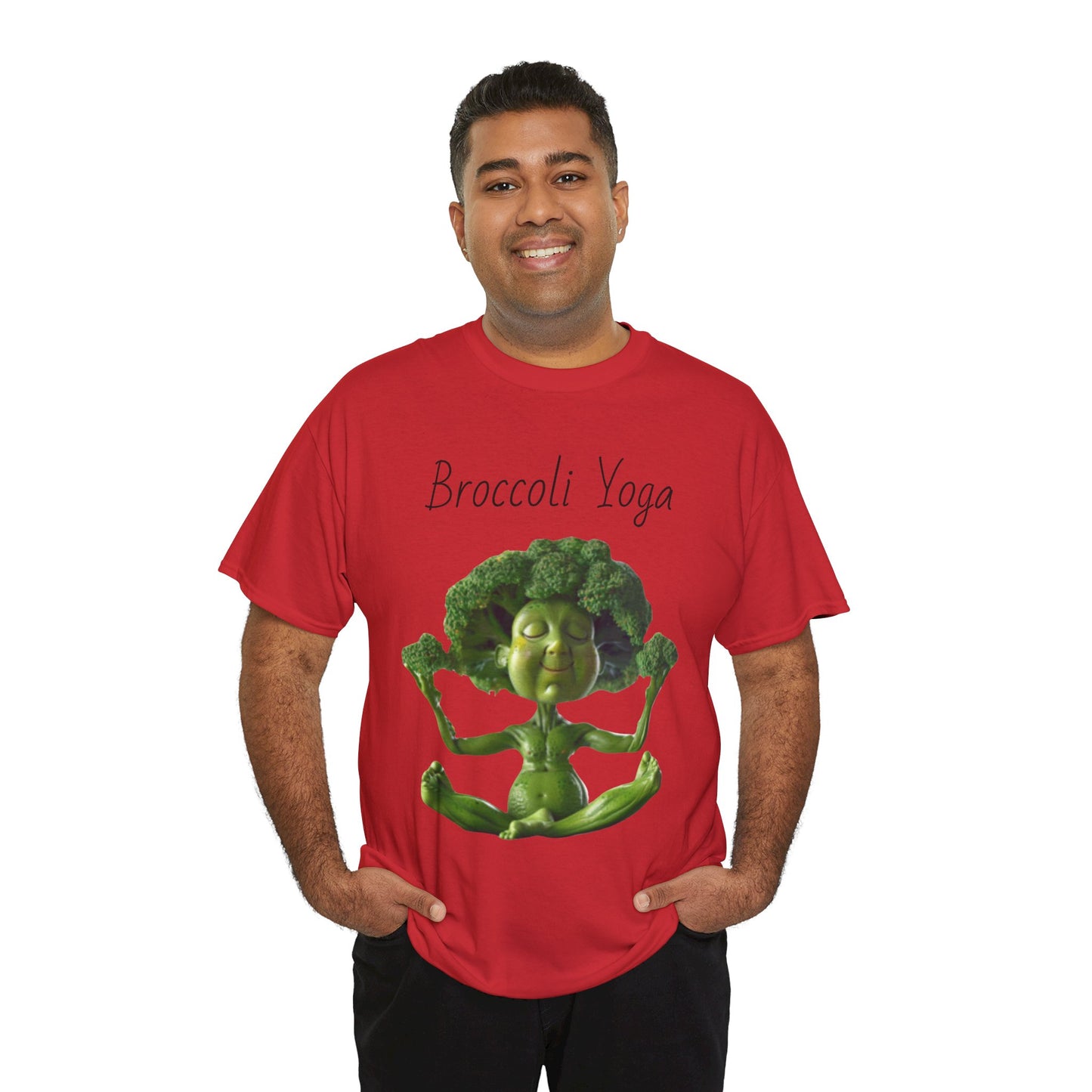 Broccoli Yoga Unisex Heavy Cotton Tee