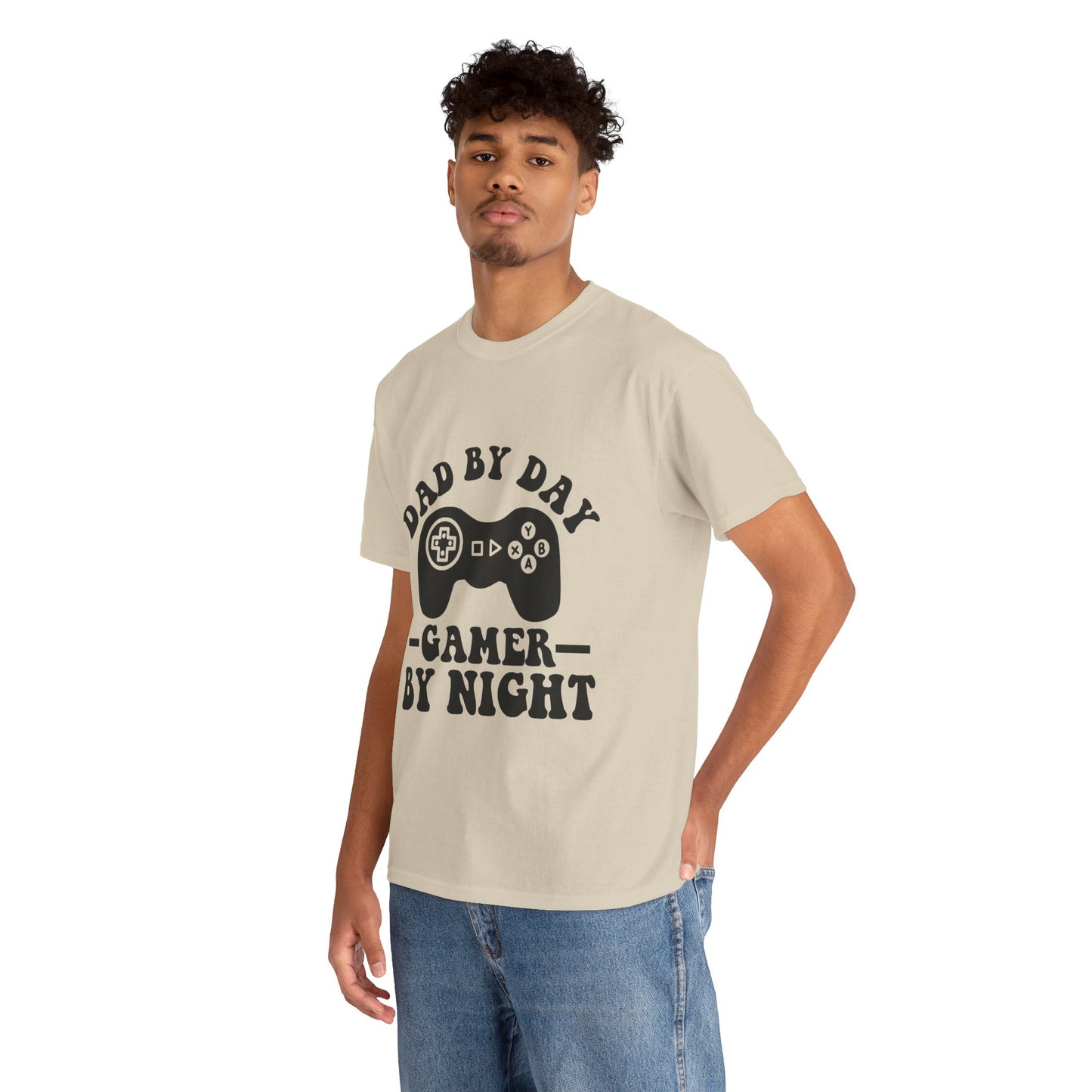 Gamer By Night Unisex Heavy Cotton Tee