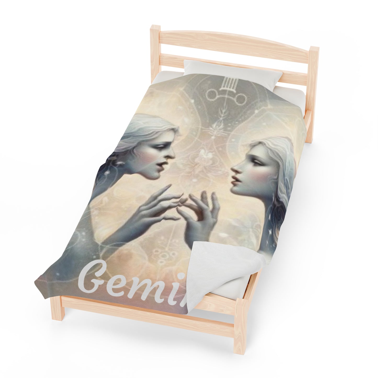 Gemini Zodiac Sign Velveteen Plush Blanket